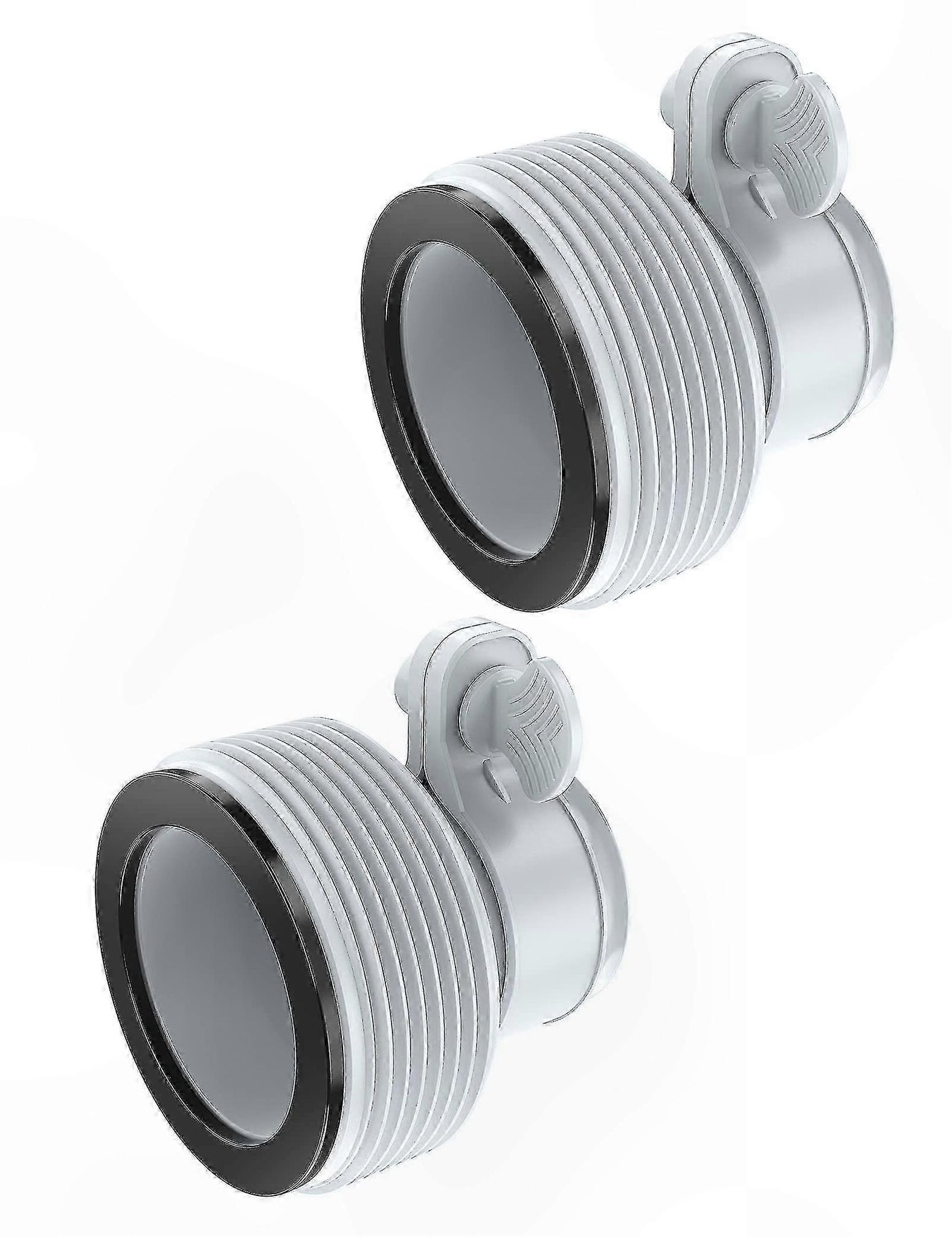 Schlauchadapter Für Poolpumpen, 2er-pack, Kompatibel Mit 1,5"- Und 1,25"-anschlüssen, Adapter Typ B Für Teichpflegegeräte