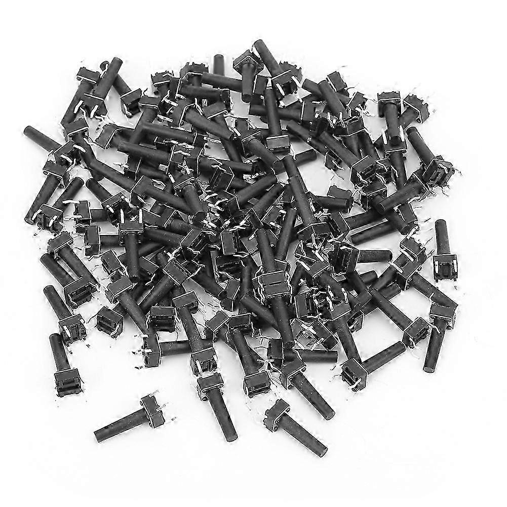 Momentaner Berührungsschalter, 100 Stück, Hochempfindliches Industriezubehör, 6x6x17mm Dip-drucktaster Für Leiterplatten
