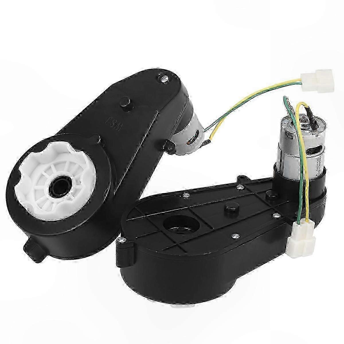 2er-pack 12v Hochgeschwindigkeits-elektromotoren (40000 U/min) Für Kinder-tretfahrzeuge, Mit Getriebe, Rs550-kompatibel, Ersatzteile