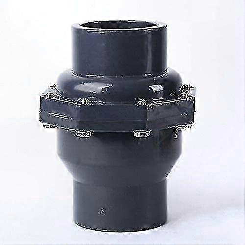 Pvc-rückschlagventil Mit Einem Innendurchmesser Von 50 Mm Zur Wasserableitung, Robustes Rückschlagventil Für Entwässerungssysteme, Standard-rohrleitungsanschluss.