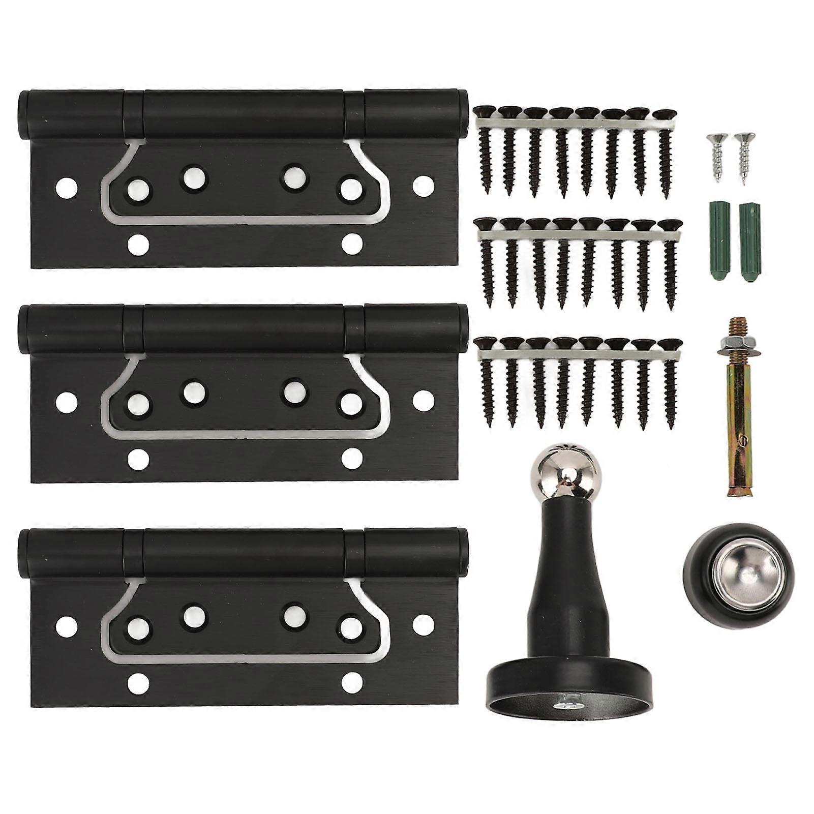 5er-pack Magnetische Türscharniere 12,7 Cm, Integrierter Anschlag, Robustes, Geräuscharmes Metall, Hohe Belastbarkeit, Für Schlafzimmer.
