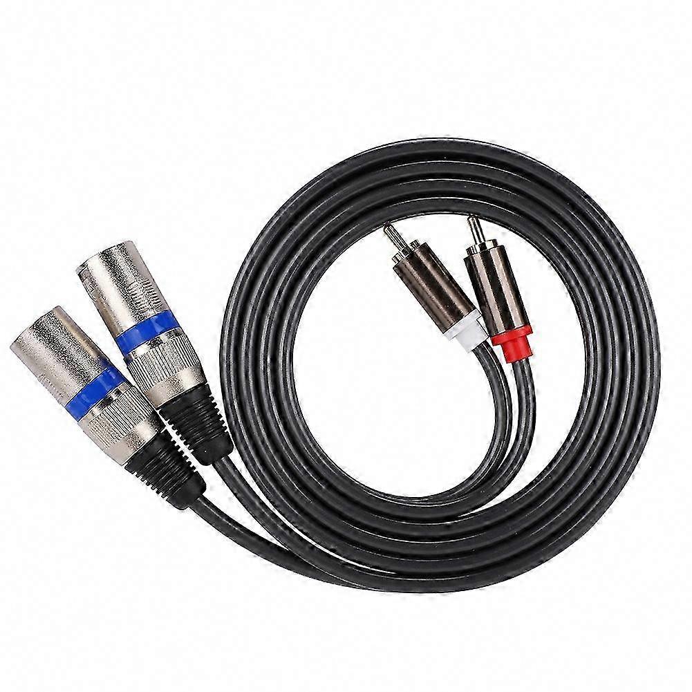 1,5 M Xlr-stecker Auf Cinch-stecker Adapterkabel – Hochwertiges Pvc-kabel