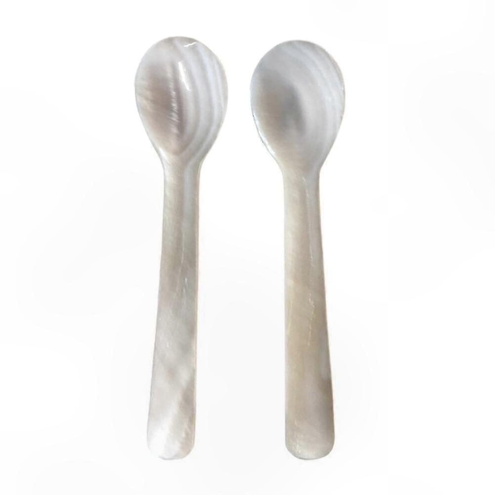 Perlmuttlöffel, Elegantes Servierbesteck Für Kaviar, Desserts Und Mehr (2er-set)