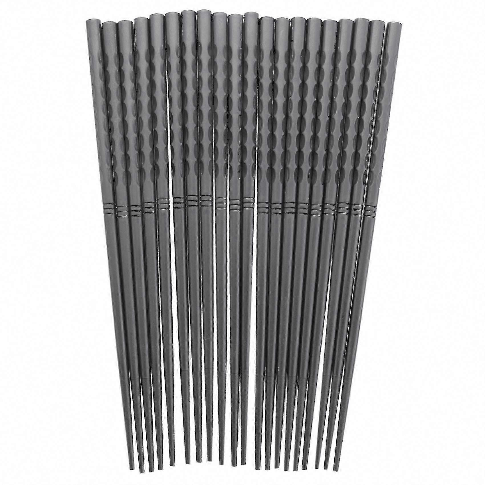 Set Mit 10 Paar Wiederverwendbaren Und Spülmaschinenfesten Fiberglas-essstäbchen, Ideal Für Zuhause Und Gastronomie, Auch Als Einzugsgeschenk Geeignet