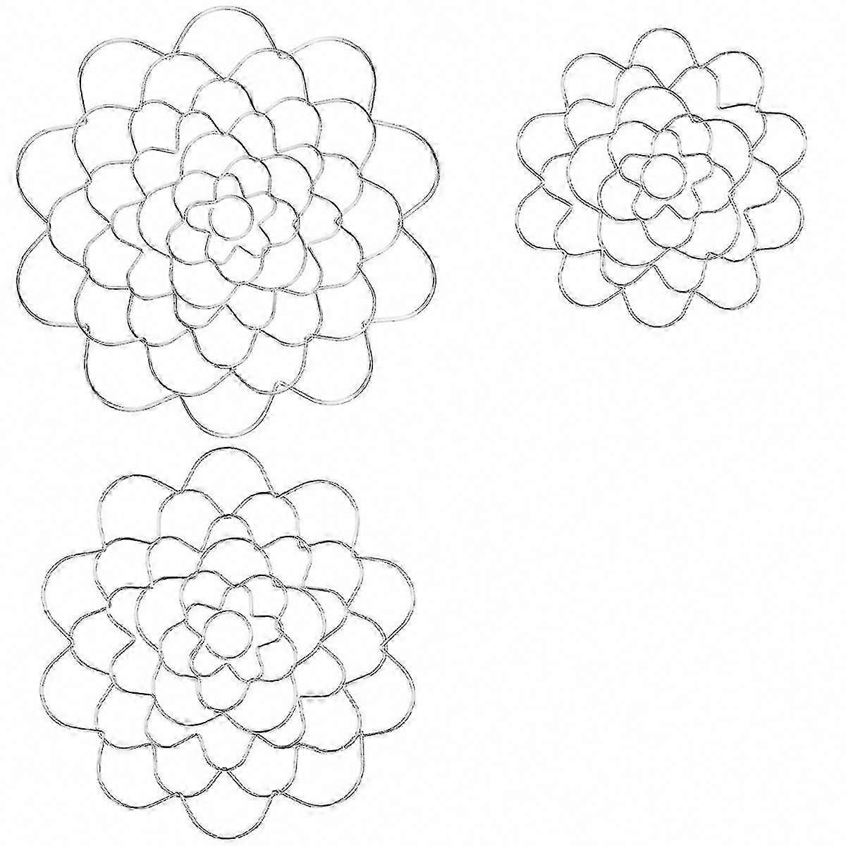 3-teiliges Set Metall-blumenhalter Für Blumenarrangements – Praktische Blumenstecker (5 Cm, 6 Cm, 7 Cm)