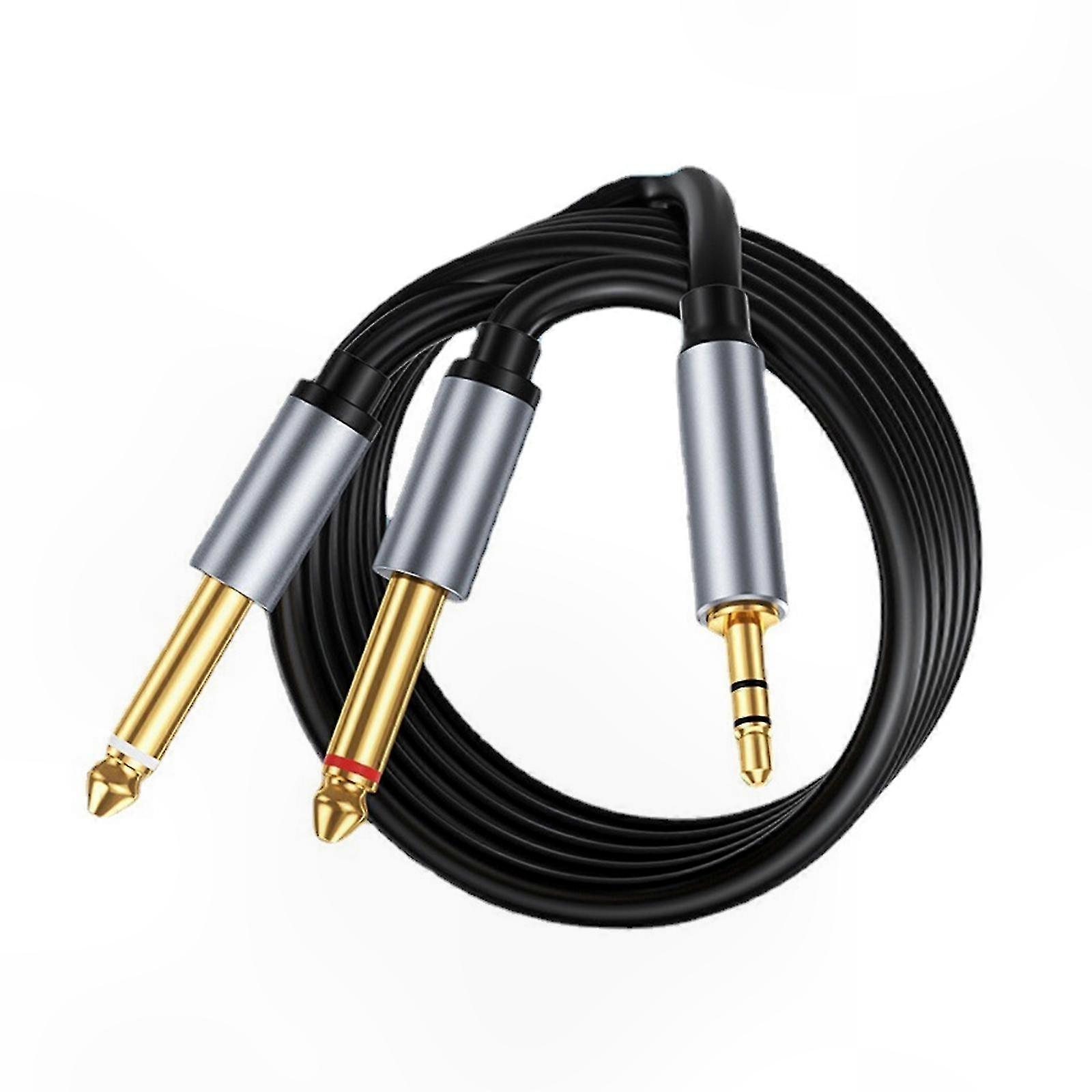 6,5-mm-auf-3,5-mm-klinken-audiokabel, Professioneller Stereo-splitter Für Laptop, Mischpult Und Lautsprecher, Hochwertiges Verbindungskabel
