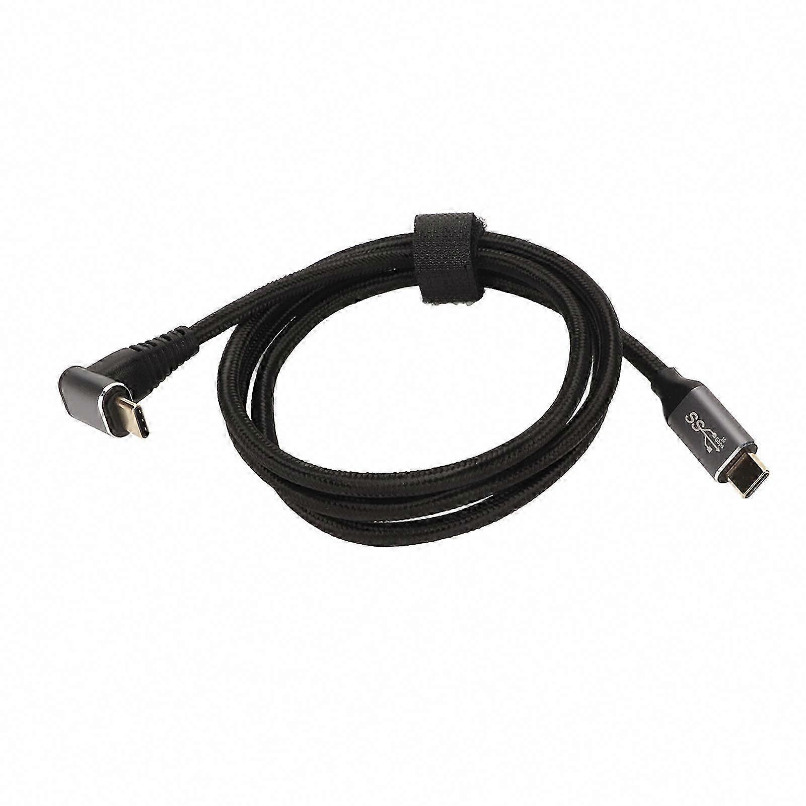 90°-usb-c-kabel, 4k 60hz, Pd100w Schnellladung Für Steam Deck, Typ C 3.1 Gen2 Vollfunktionskabel, 100 Cm / 39,4 Zoll