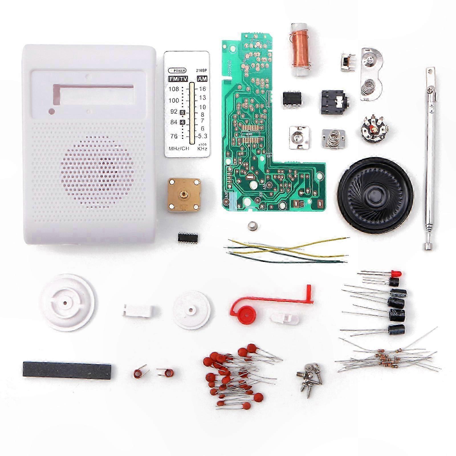 Cf210sp Stereo-fm/am-radio-bausatz, Elektronik-bausatz Zum Selberbauen Für Anfänger, Lötlernset, Praktisches Projekt.