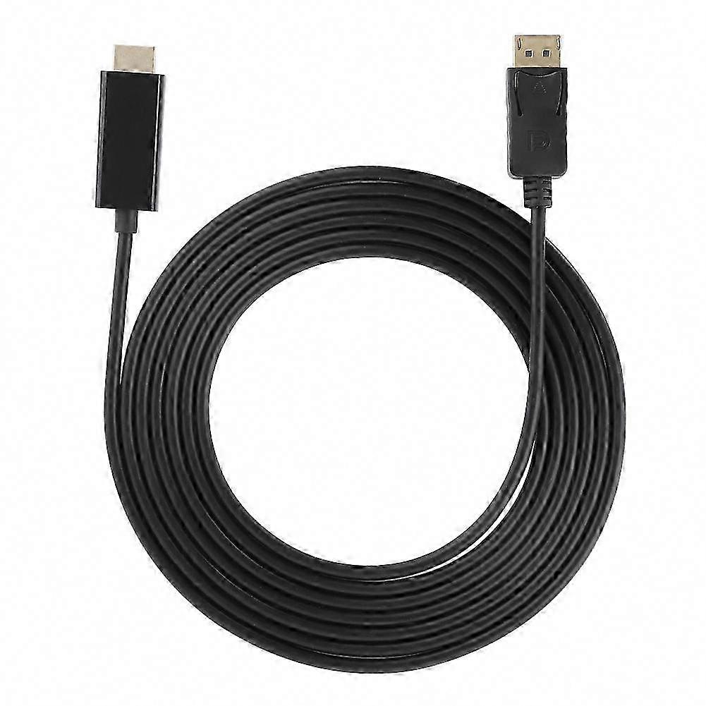 Displayport-zu-hdmi-adapter Mit Hd-video, 3 Meter Langes Kabel Für Bildschirm Und Monitor, Stabile Und Hochauflösende Verbindung, Kompatibel Mit Pc Und Mac