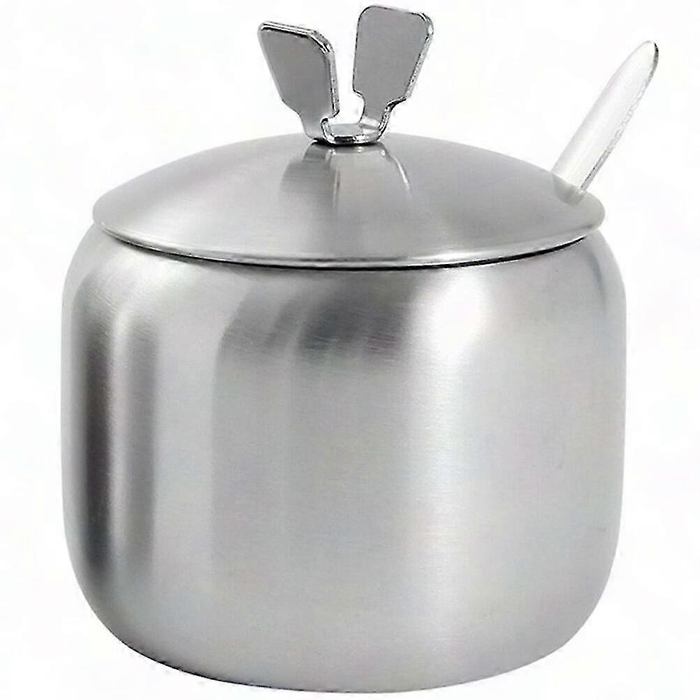 Gewürzglas Aus Edelstahl, 1 Stück, Aufbewahrungsbox Für Salz, Zucker Und Würzmittel, Robustes Küchenglas.