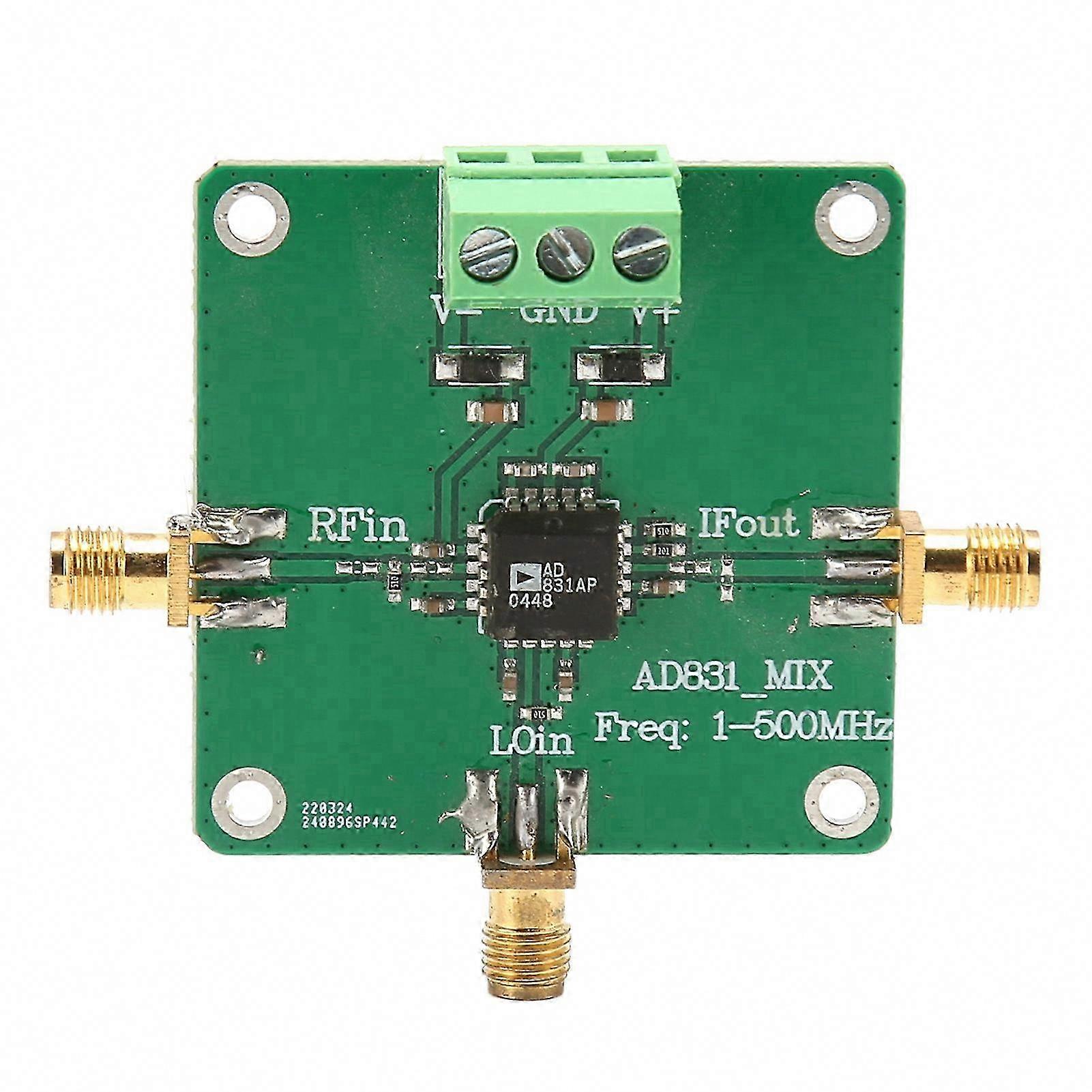 Ad831 Hf-mischer 0,1–500 Mhz, Professionelles Frequenzumsetzermodul Für Hf/vhf-empfänger, Rauscharm, Breitbandig