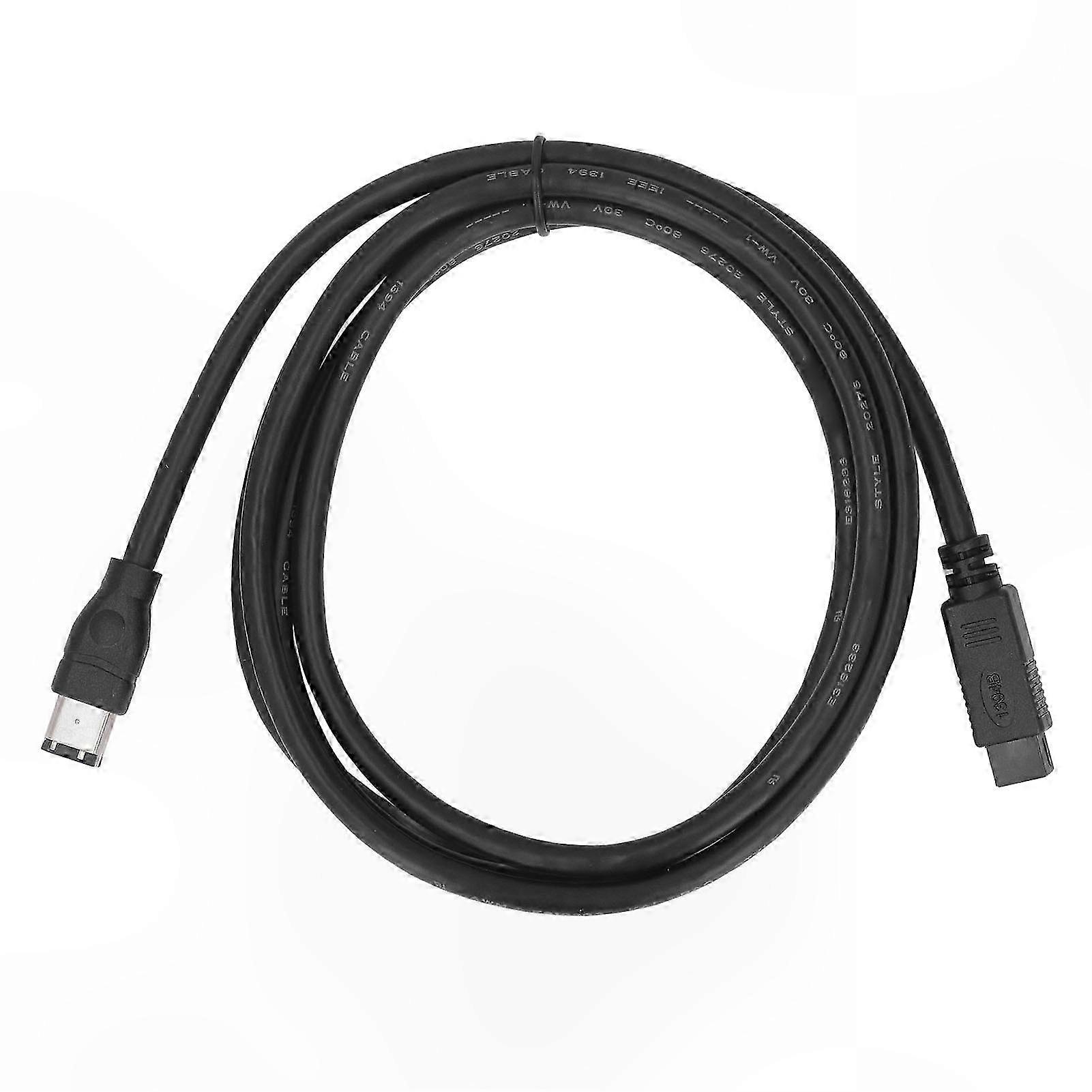 9-poliges Auf 6-poliges Firewire-kabel, 800 Mbit/s Datenübertragung, Kompatibel Mit Camcordern, Kameras, Druckern Und Scannern, 1,8 Meter Lang.