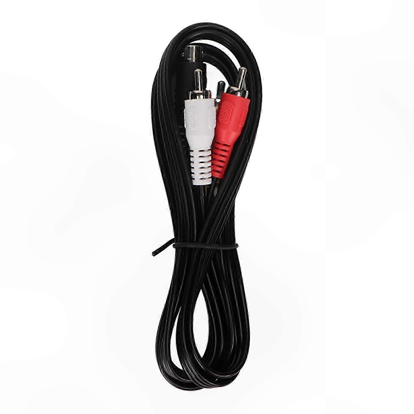 4-poliges S-video Mini-din-auf-3-rca-kabel, 1,5 M, Für Dvd-player, Fernseher, Hdtv, Videorecorder, Cd-player – Composite-video-adapter