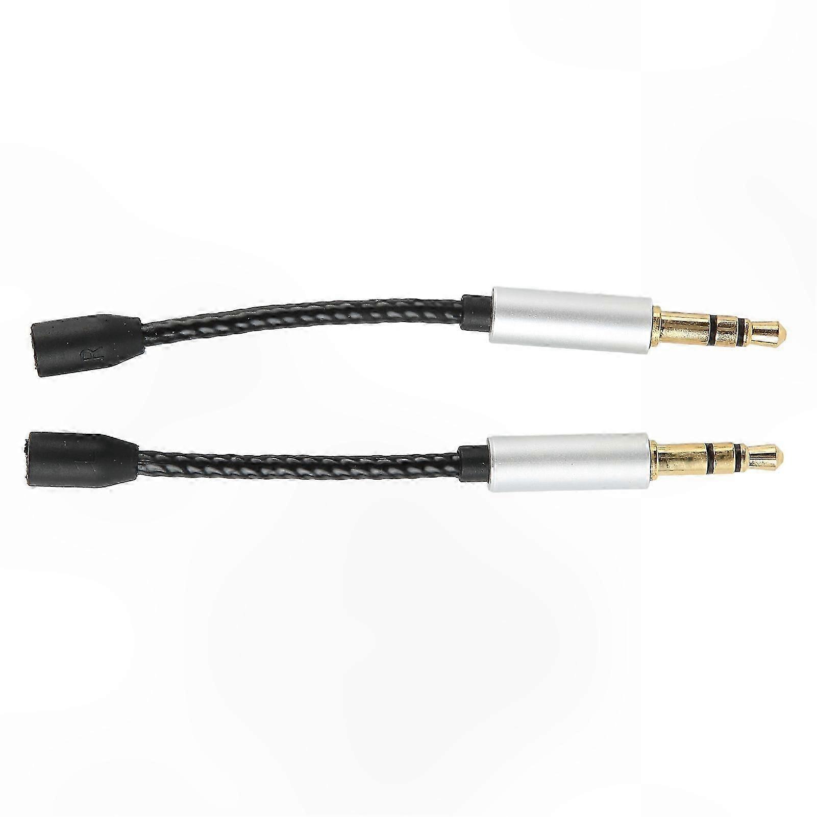 Vergoldetes Mmcx-auf-3,5-mm-klinken-adapterkabel, Sauerstofffreier Ofc-kupferkern, Verlustfreie Hifi-audioübertragung, Für Audiophile Ohrhörer Und Kopfhörer.