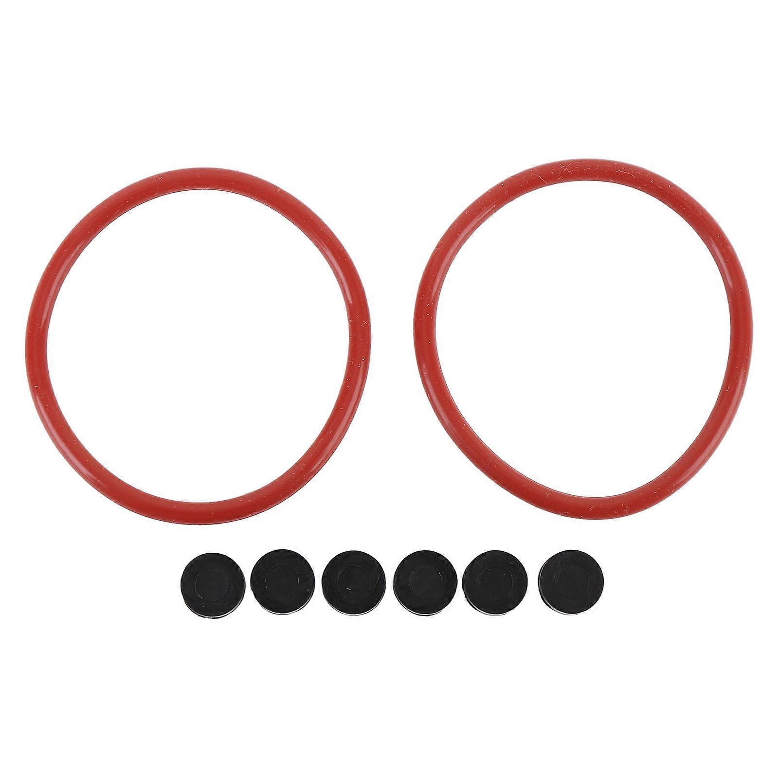 Gummi-o-ring-set, 2 O-ringe Und 6 Ersatz-unterlegscheiben Für Revox Nab-adapter, Dichtungsreparaturset
