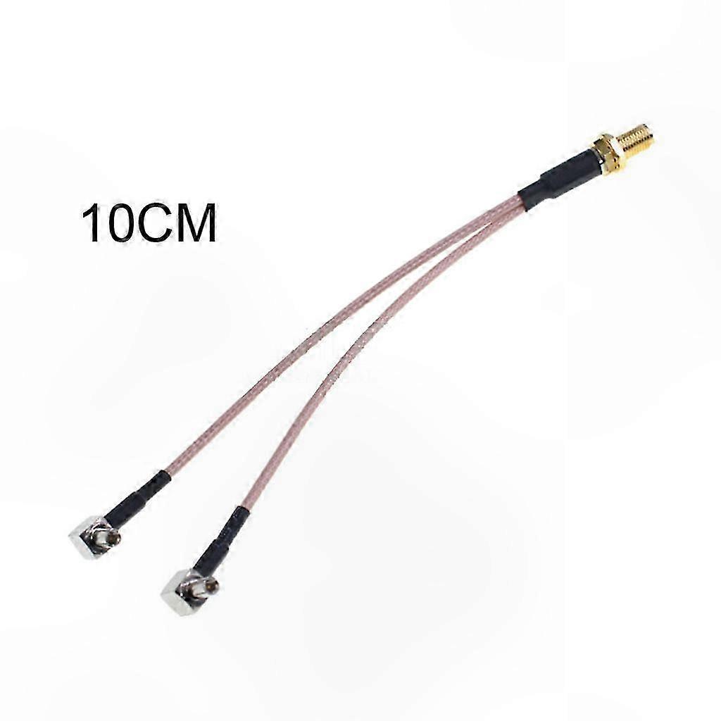 Wlan-verlängerungskabel 10/15/20/30/40/50 Cm, Rg316 Antennen-splitter-adapter, Sma-buchse Auf Zwei Ts9-stecker, Für Router- Und Modem-verlängerungskabel-set