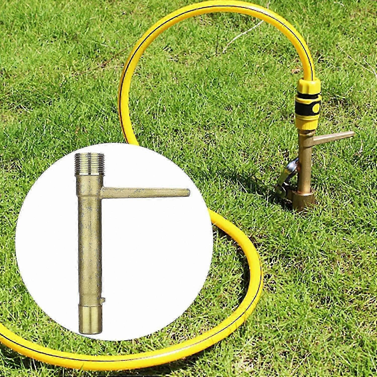 Langlebiges Wassereinlassventil Aus Messing, 3/4 Zoll Zhouba Schnellkupplung Für Bewässerung Und Bewässerung, Zuverlässiger Anschlusshahn Für Sprinkleranlagen.