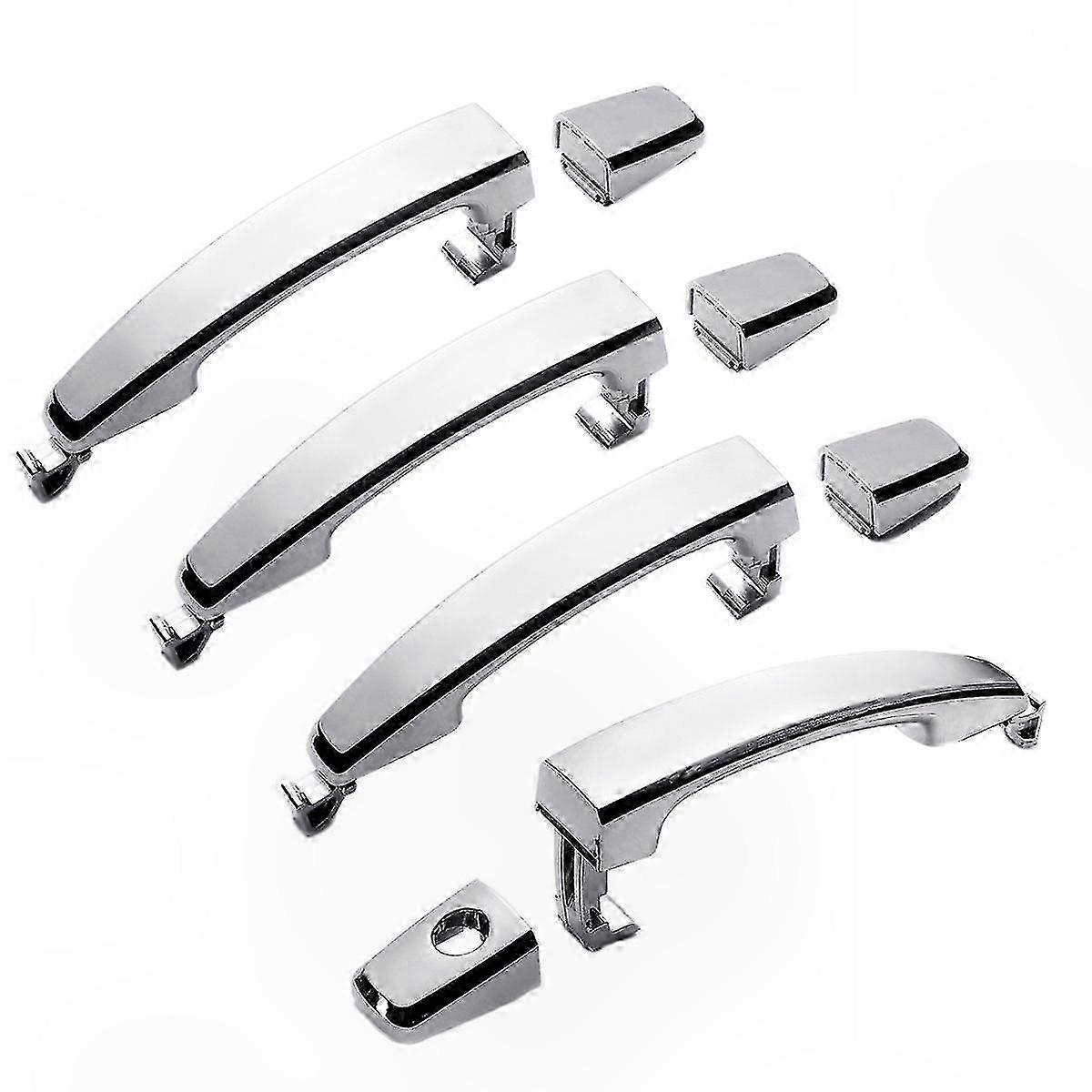 4 Universelle Verchromte Abs-türgriffe Für Suvs Und Pkw – 4er-set, Modelle 96468254 96468266