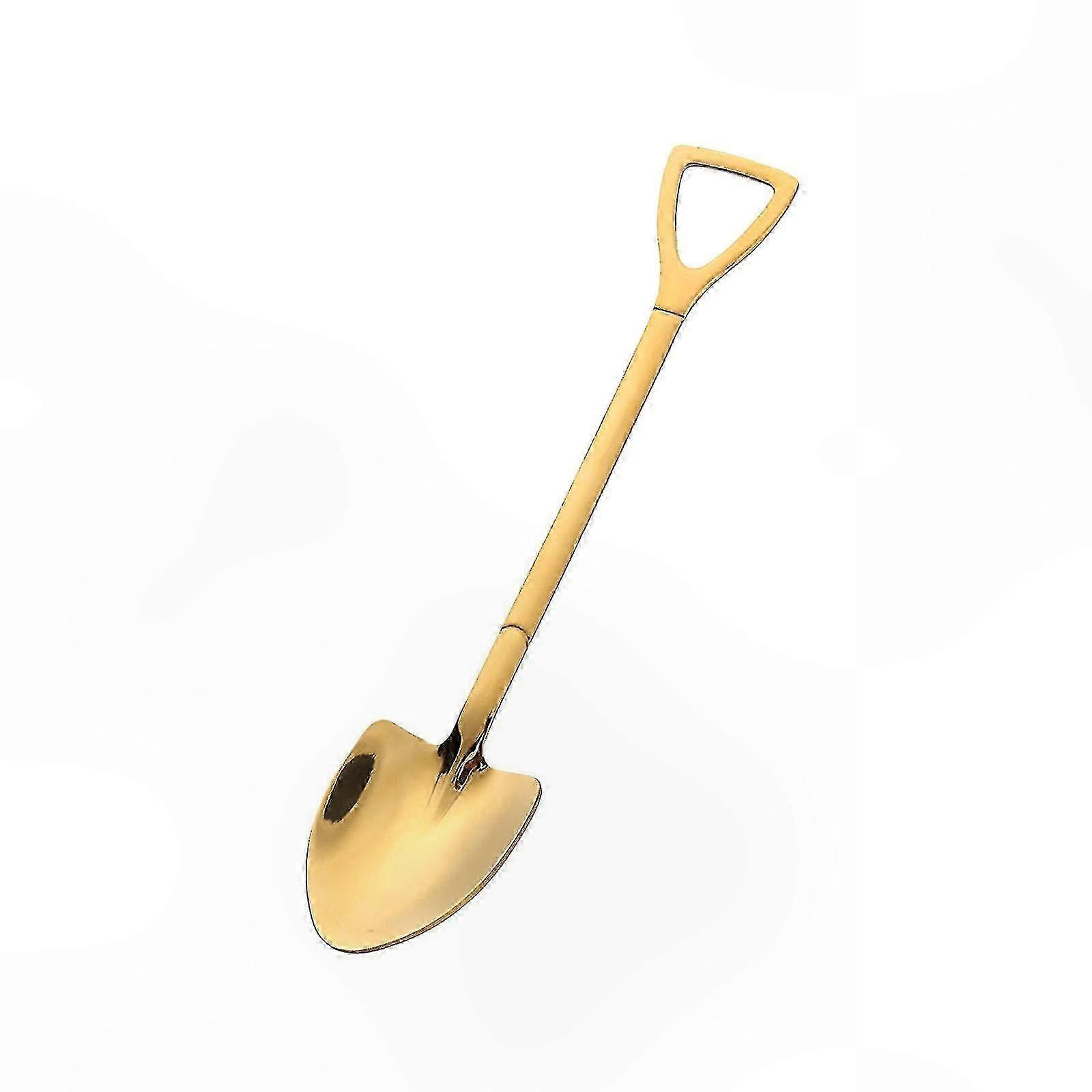 Set Mit 2 Retro-dessertlöffeln Mit Langem Griff Für Kaffee Und Gartenarbeit