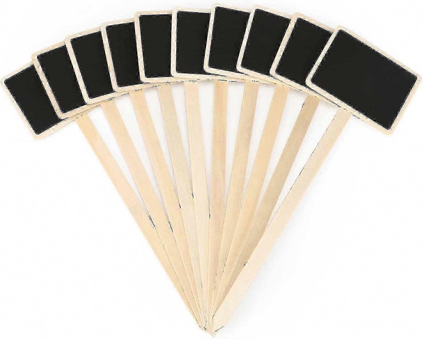 Set Mit 20 Holz-gartenschildern, 18,6 Cm, Für Gemüsegärten Im Freien, Wiederverwendbare Schiefermarkierungen