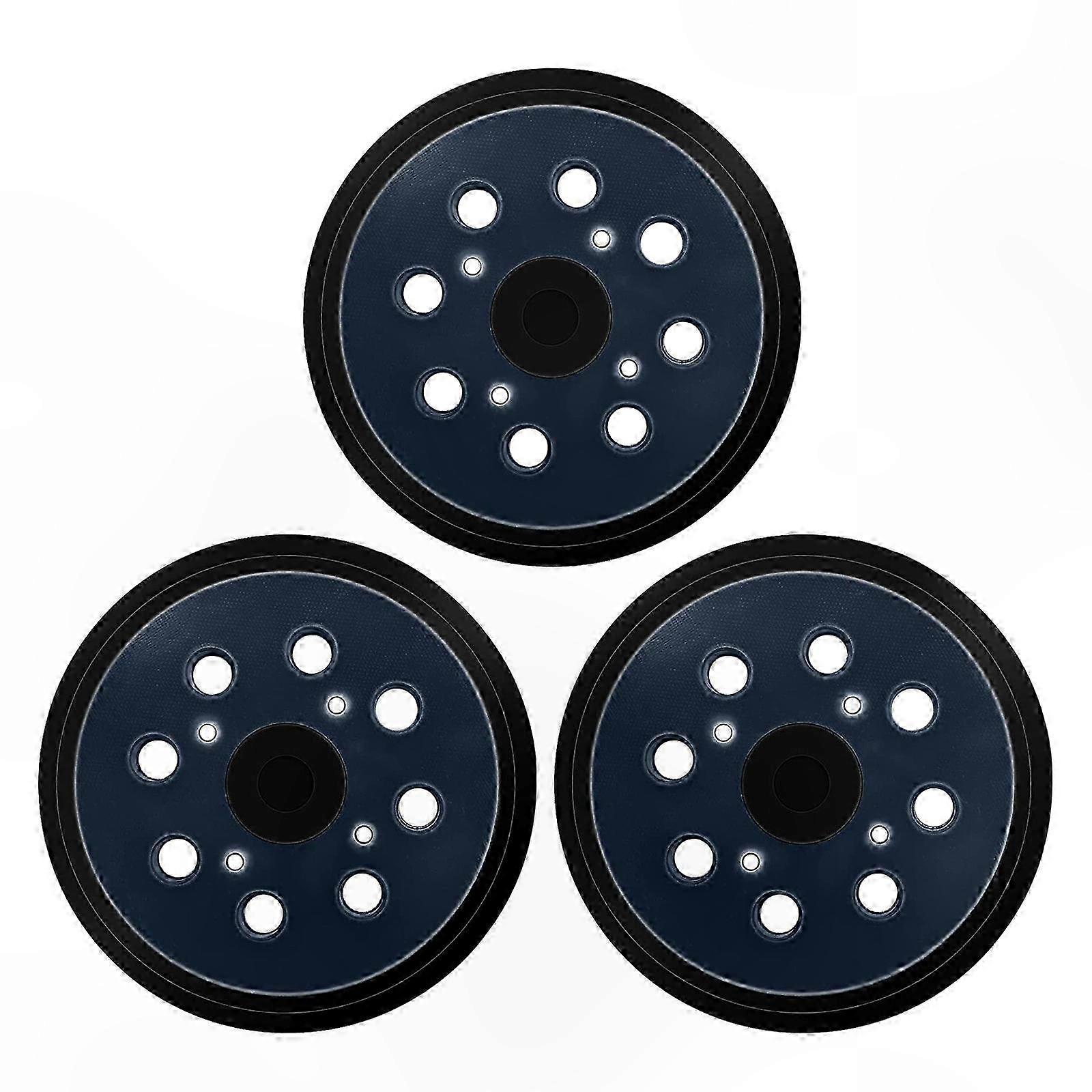 Set Mit 3 X 125 Mm Polierscheiben Mit 4 Zähnen, Selbstklebendes Schleifpad Kompatibel Mit Bo5041 Und M9202b, Klett-schleifpad