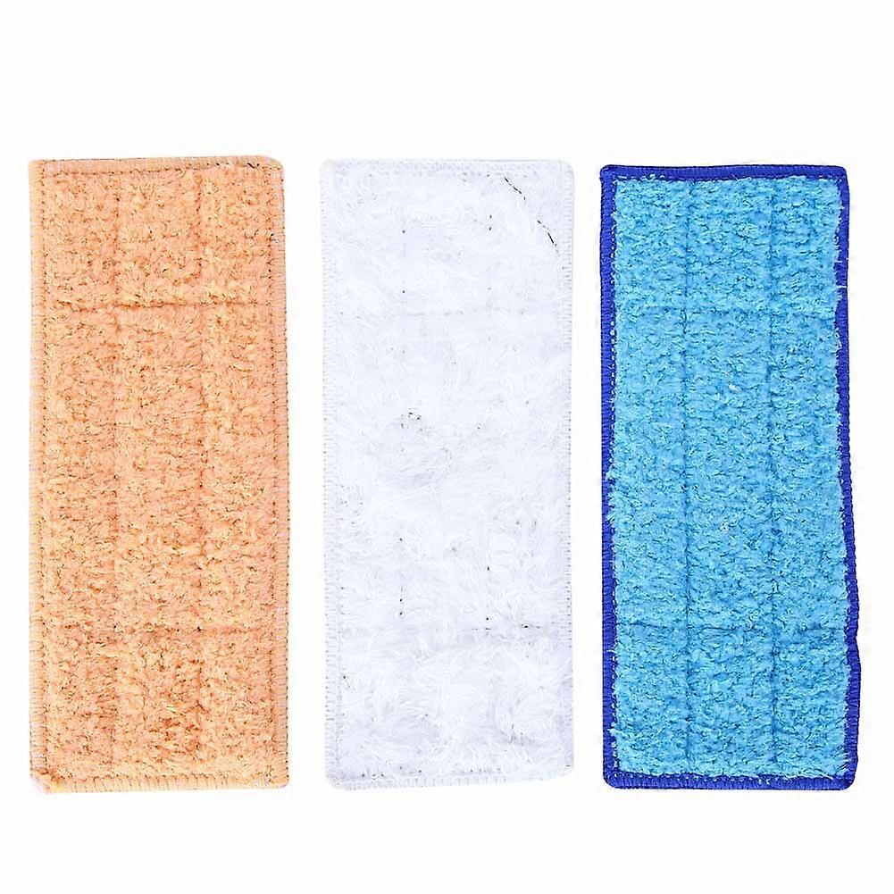 Waschbare Und Wiederverwendbare Mikrofasertücher, Set Mit 3 Bodenwischpads, Für Trockene Oder Nasse Anwendung, Effektive Oberflächenreinigung.
