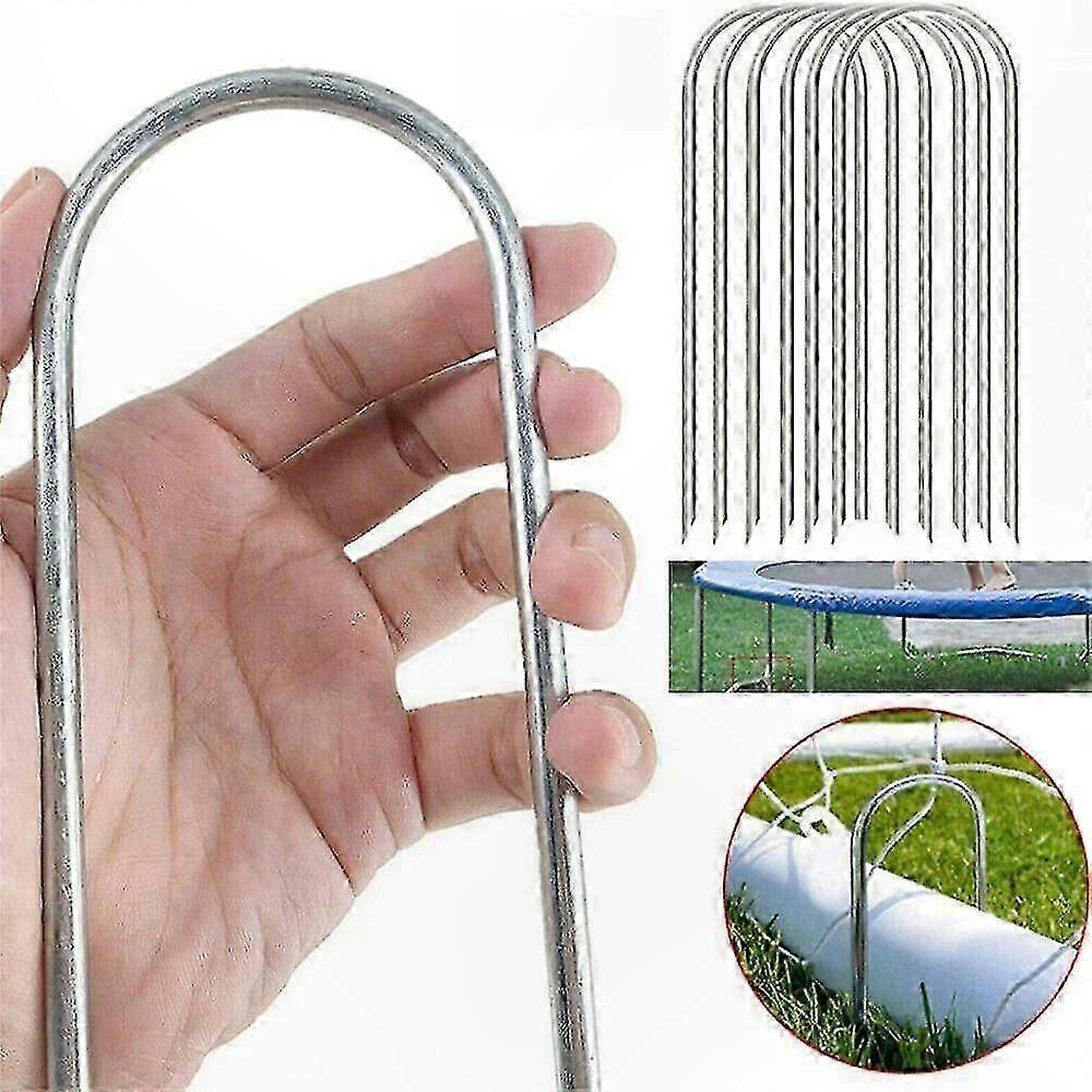 Hochleistungsfähige Zeltnägel Und Bodenanker Aus Stahl, 10er-packung, Für Camping Und Befestigungen Im Freien.