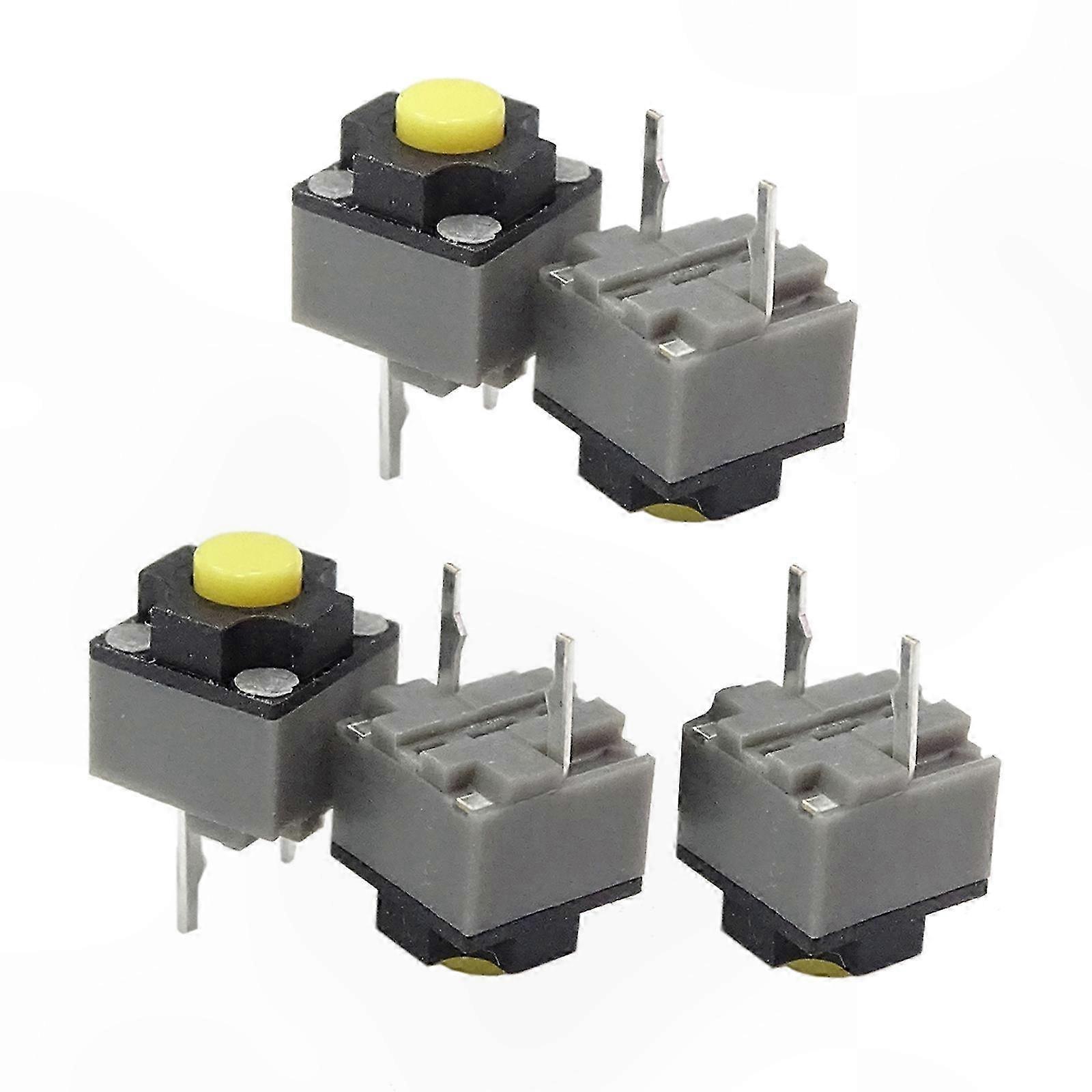 5 Stück Kailh Silent Tactile Switch 6x6x7,3mm Quadratische Mikro-drucktasten Stummschaltung Für Tastatur/maus