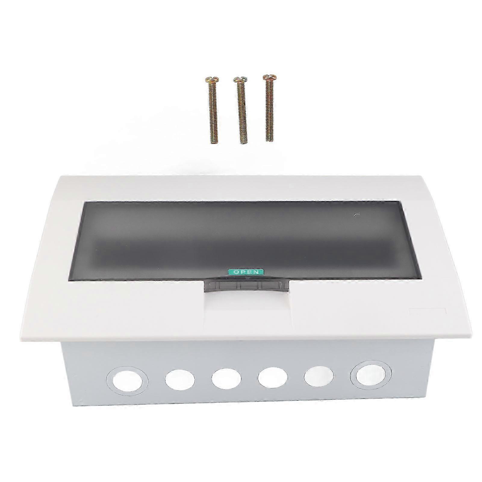 15-moduliges, Wandmontiertes Elektrogehäuse Mit Din-schiene Zum Schutz Der Stromkreise, Wasserdichter Interner Verteilerkasten.