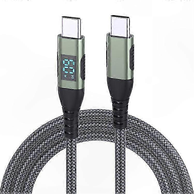 3 Meter Langes, Geflochtenes Usb-c-zu-usb-c-kabel, 60-w-schnellladefunktion, Schnelle Datenübertragung Für Smartphones Und Tablets, Robust Und Langlebig