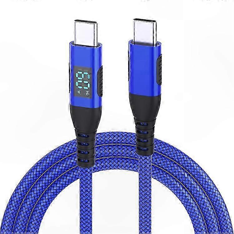 3 Meter Langes, Geflochtenes Usb-c-zu-usb-c-kabel, 60-w-schnelllade- Und Datenübertragungsfunktion, Kompatibel Mit Smartphones Und Tablets, Robuste Und Langlebige Konstruktion