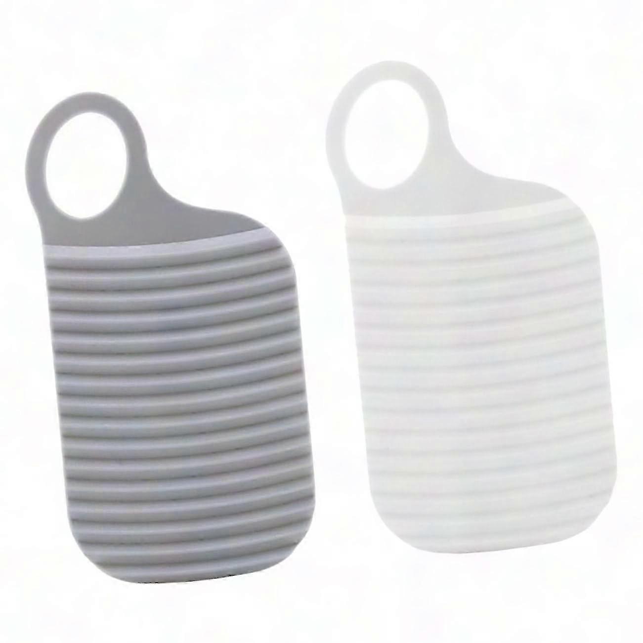 Set Mit 2 Tragbaren Reisewaschbrettern – Mini-handwaschmaschine Für Kleidung, Einfache Handwäsche