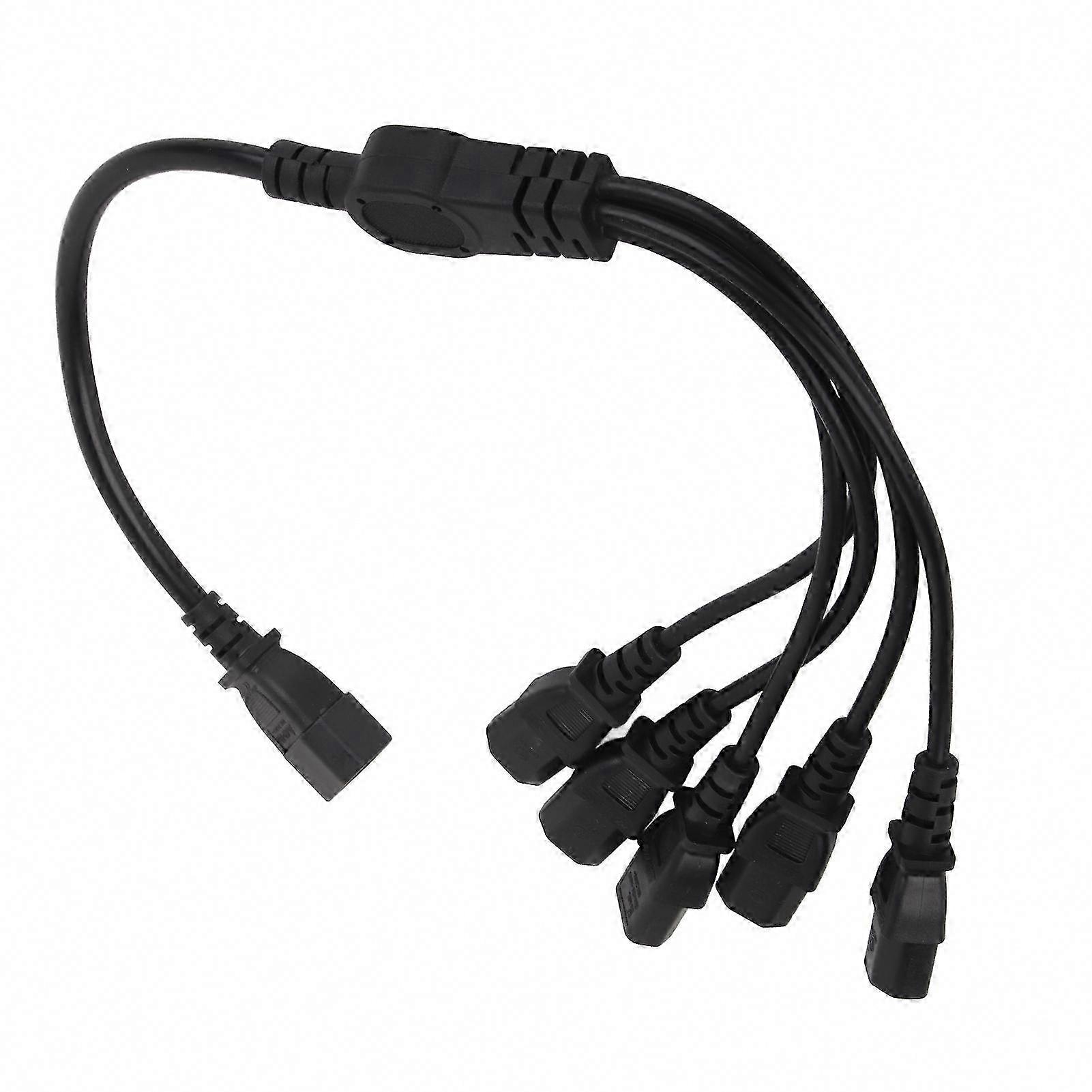 Ups Pdu C14 Auf 5 C13 Steckdosen, 10a 250v, 0,5m Länge, Stecker-buchse Y-adapter, Notstromversorgung.
