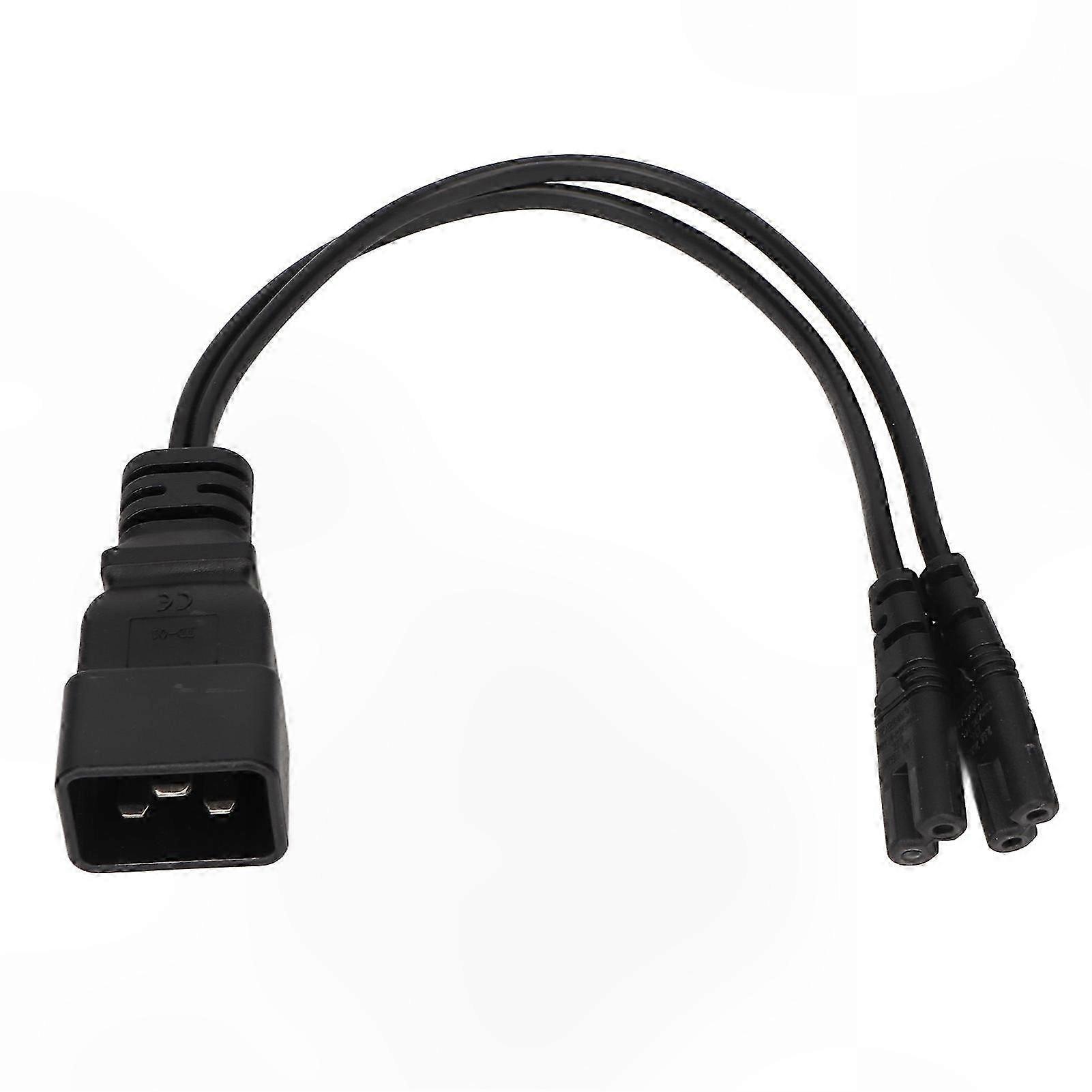 C7-zu-c20-y-förmiges Stromkabel Für Schreibtischlampe, Monitor Und Kamera, 12,6 Zoll, Universelle Kompatibilität