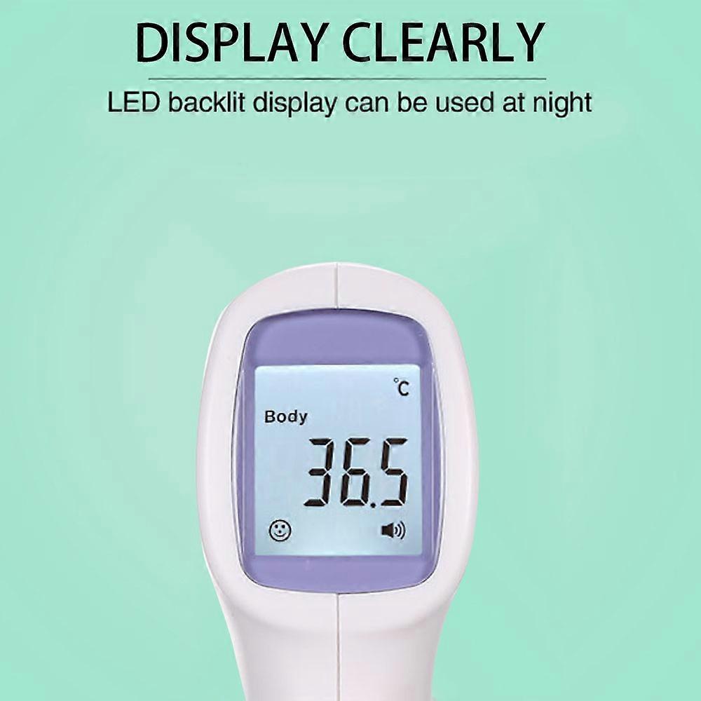 Berührungsloses Infrarot-stirnthermometer, Digitales Lcd-display, Genaue Temperaturmessung Bis ±0,2°c, ℃/℉-umschaltung.