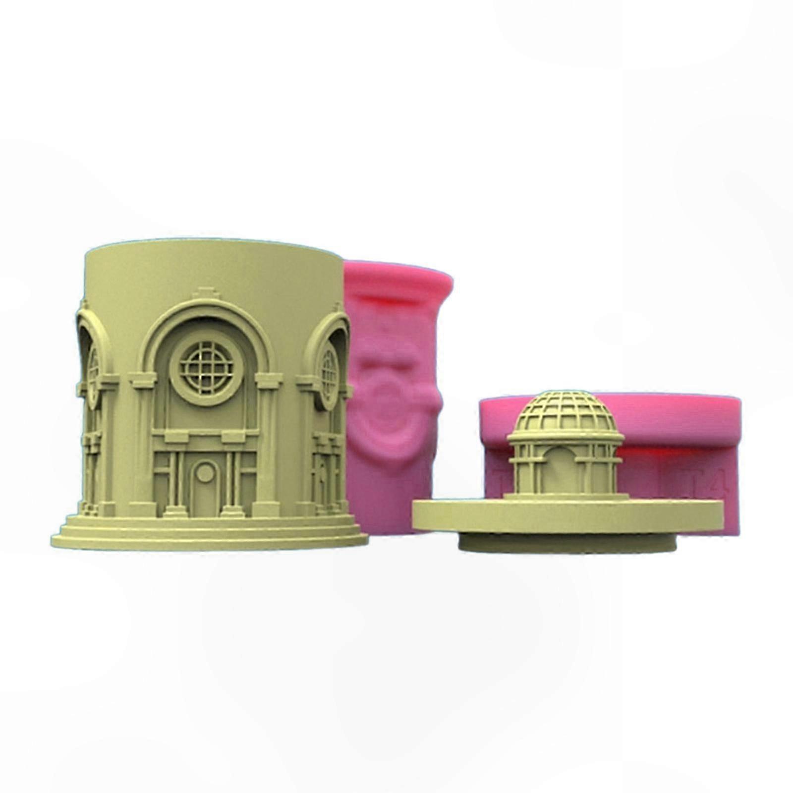 3d-silikonform Für Diy-blumentöpfe, Gipskerzenformen, Betonformwerkzeuge, Kerzenhalter, Aufbewahrungsformen Für Bastelarbeiten, Pflanzenformen.