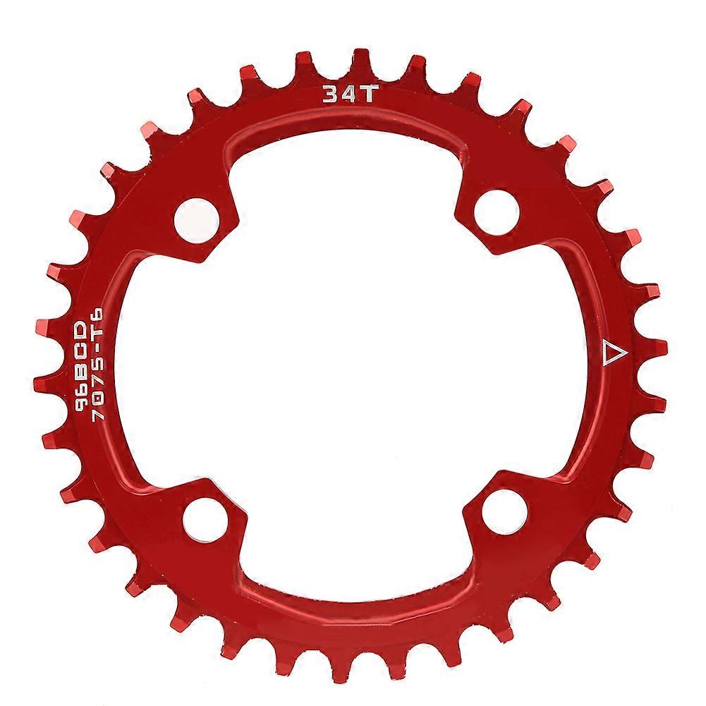 Rundkettenblatt Mit Schmalem/breitem Lochkreis (96 Bcd) Für Mountainbikes, Ersatzritzel Für Singlespeed-antriebe, Kompatible Kurbelgarnitur, Mountainbike-reparatur, Robuste Aluminiumlegierung, Cnc-prä