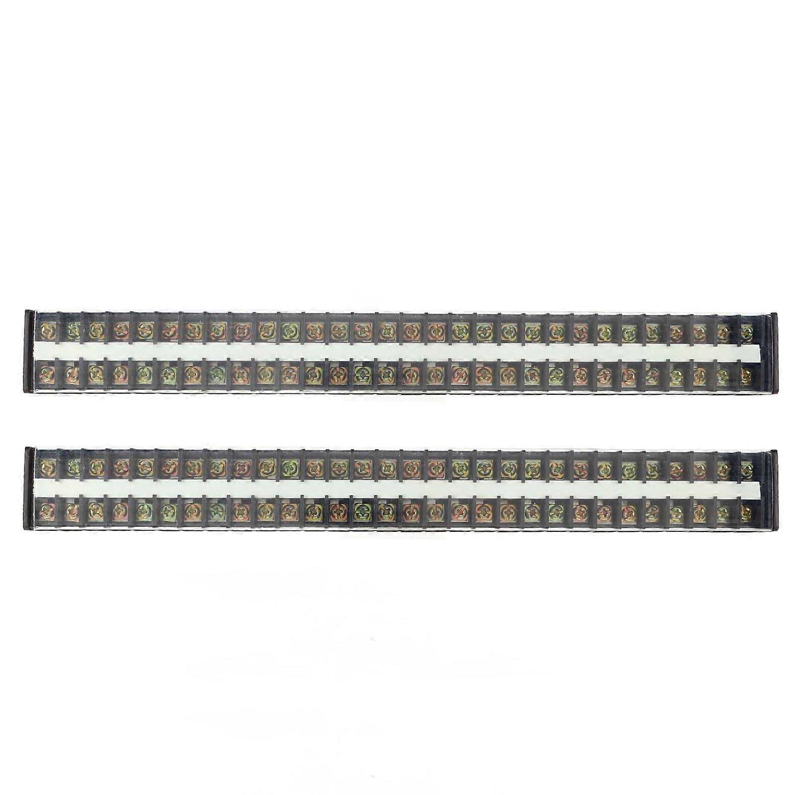 Doppelreihige Kabelsperre 20 A 660 V, Set Mit 2 Schraubklemmen Mit Staubschutzkappe, Optimale Sicherheit Für Vielseitige Verbindungen