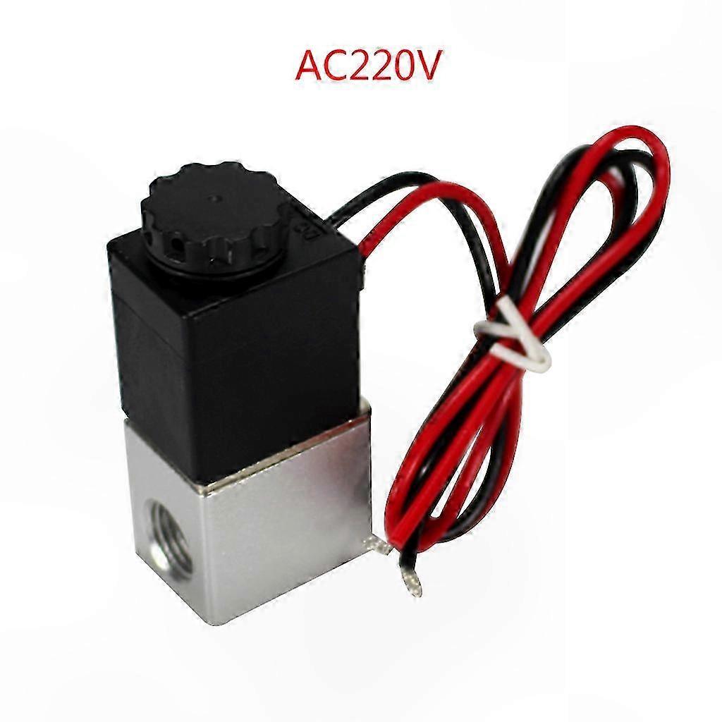 Mini-2/2-wege-magnetventil Dc 12 V/dc 24 V/ac 220 V, Elektronische Steuerung Für Luftauslass, Pneumatischer Auslass