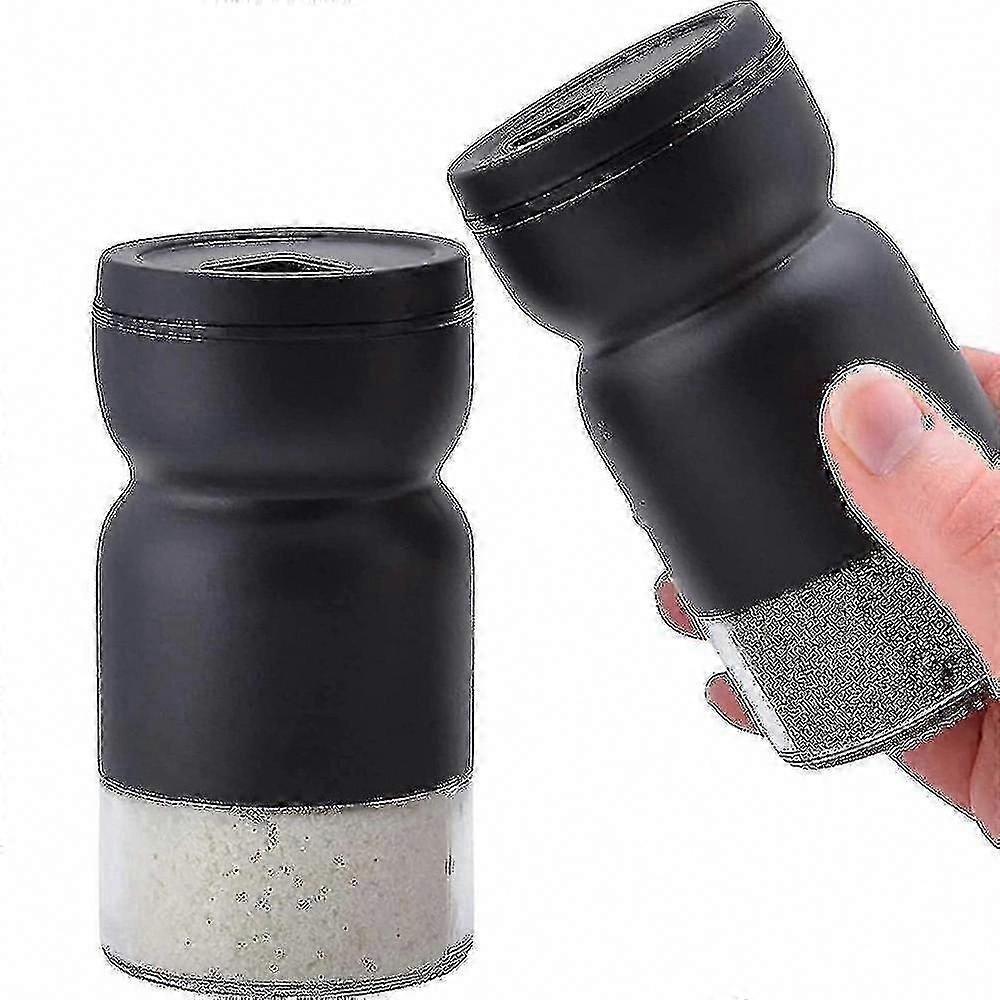 Salz- Und Pfefferstreuer Aus Edelstahl, 2er-set Mit Verstellbaren Deckeln – Rustikales Design, Robustes Glas Für Küche Und Tisch