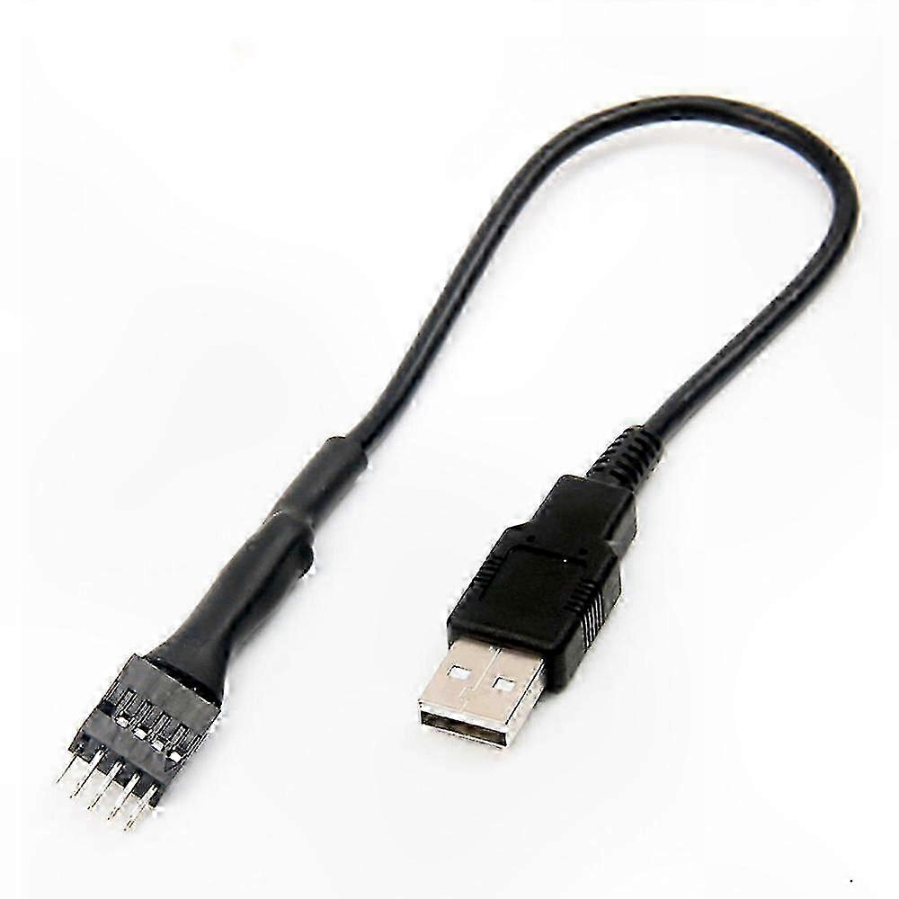 20 Cm Langes Verlängerungskabel, 9-poliger Stecker Auf Usb-a-stecker, Zur Datenübertragung Auf Dem Pc-motherboard