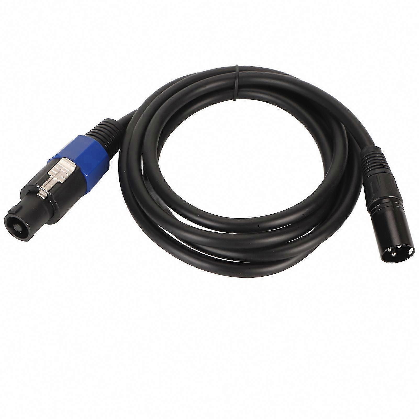 1,8 M Langes Xlr-stecker-auf-3-pin-stecker-lautsprecherkabel Für Dj-pa-bühnenverlängerung