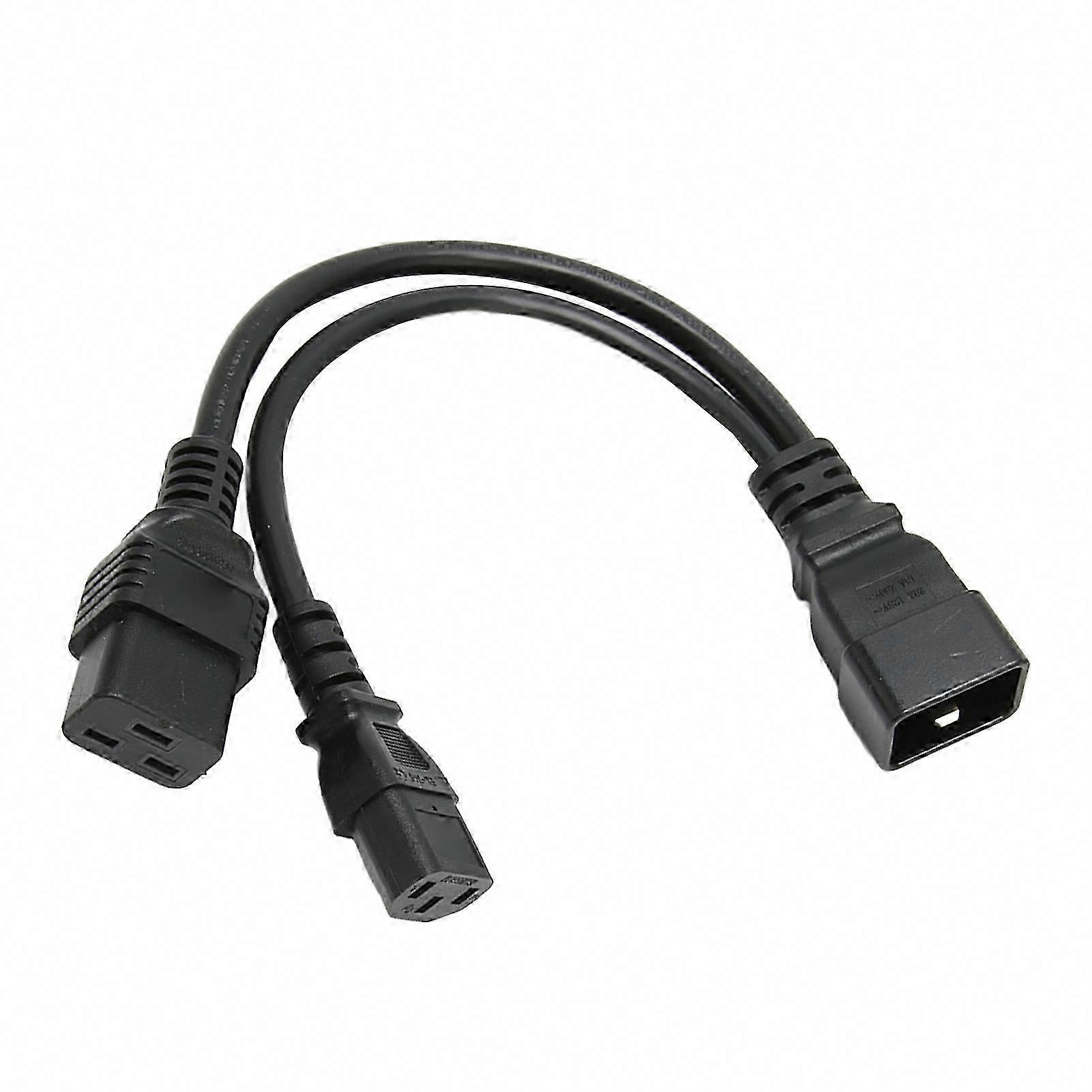 Iec320 C19-c13 Auf C20 Y-förmiges Netzkabel, Netzteil Für Pc, Hdtv Und Monitor, Professioneller Standard, Doppel-patchkabel