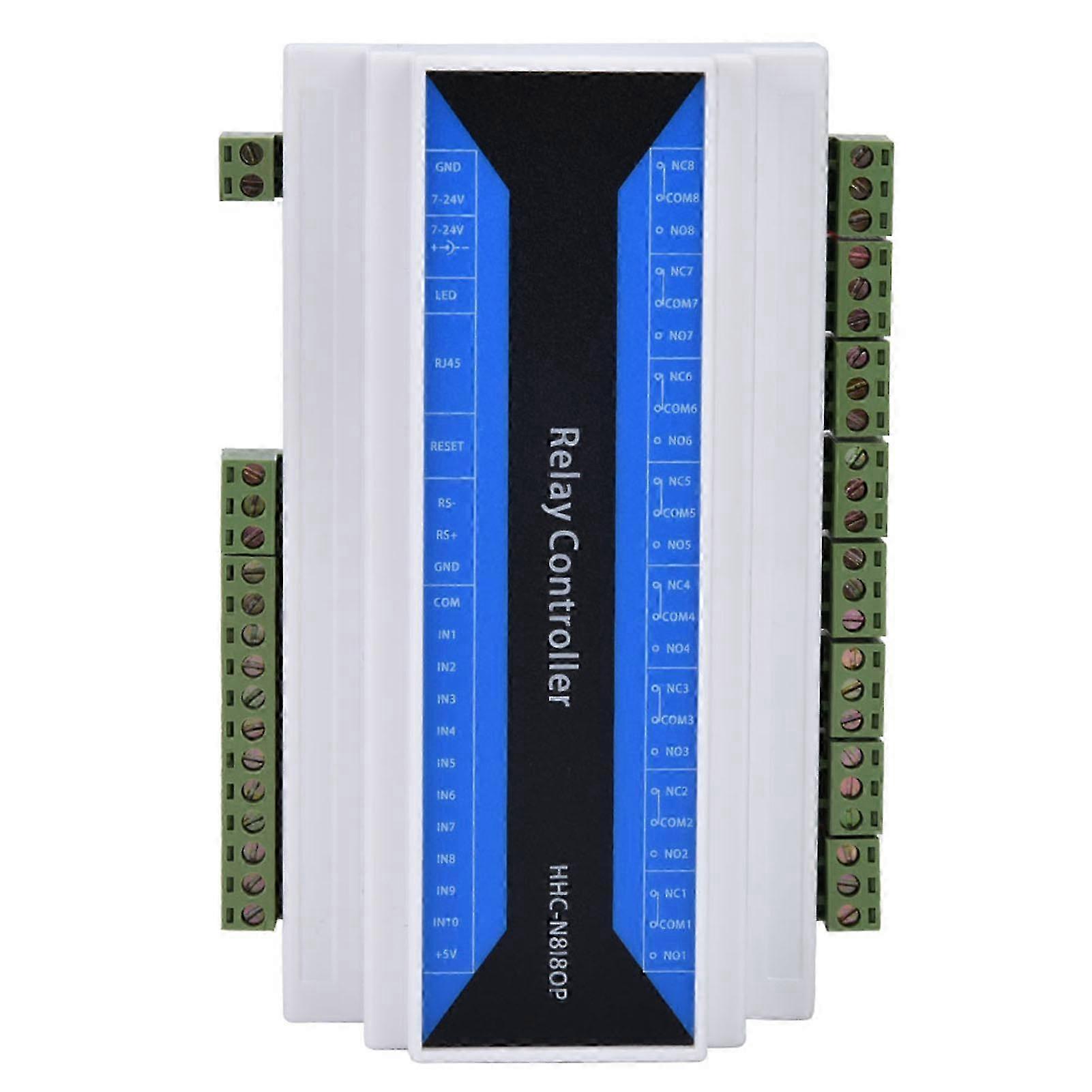 8-kanal-ethernet-rs485-netzwerkrelaismodul, Fernsteuerung Für Die Industrielle Automatisierung, Robustes Schaltgerät, Zuverlässige Modulare Schnittstelle.