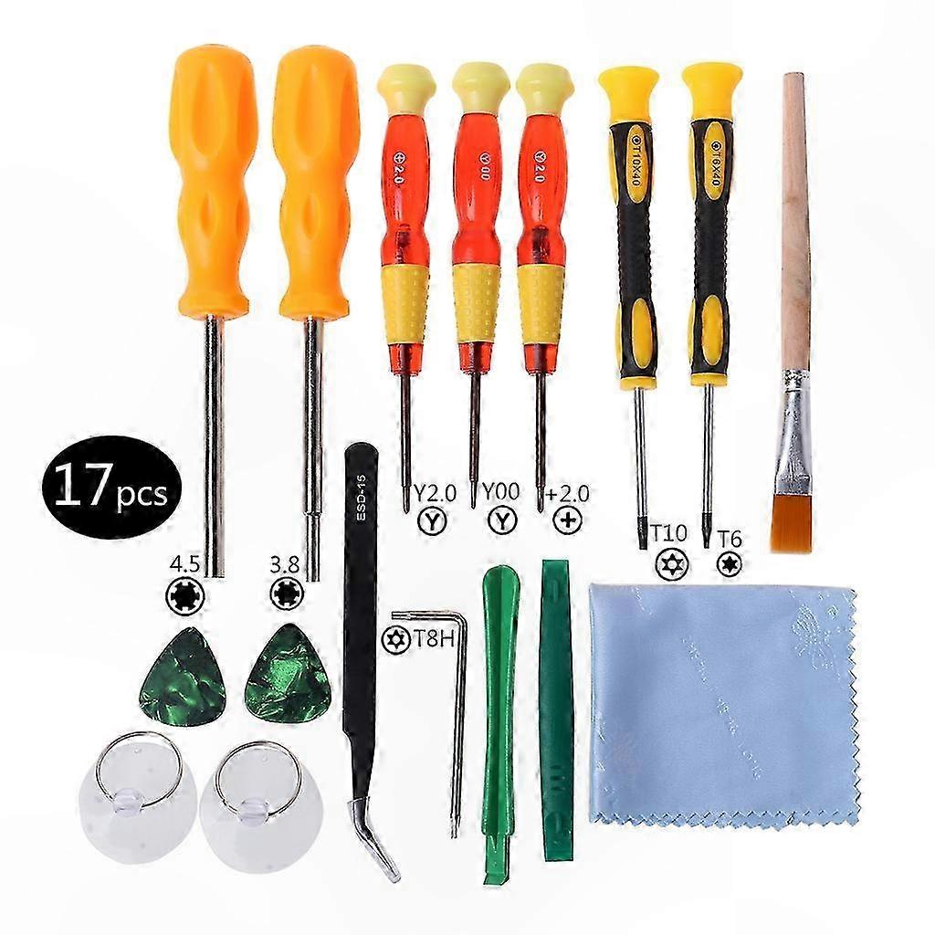17-in-1 Schraubendreher-set Mit Triwing-sicherheitsbits Zur Reparatur Von Switch-, Wii-, Nes-, Snes-, Ds Lite-, Gba- Und New 3ds-konsolen – Komplettes Wartungswerkzeug.