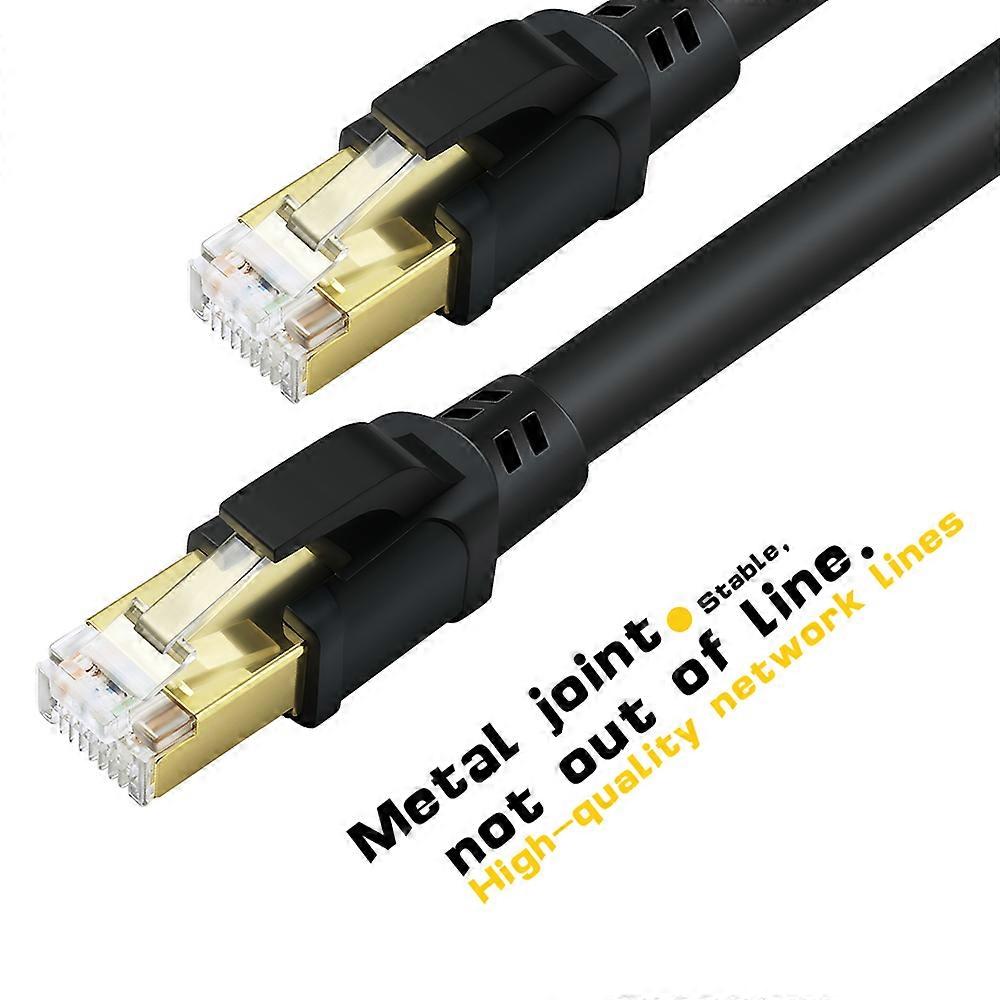 Cat8-netzwerkkabel Aus Reinem Kupfer, 40 Gbit/s, 2000 Mhz, Hohe Stabilität, Schnelle Übertragung Für Laptops, Zuverlässige Und Leistungsstarke Verbindung