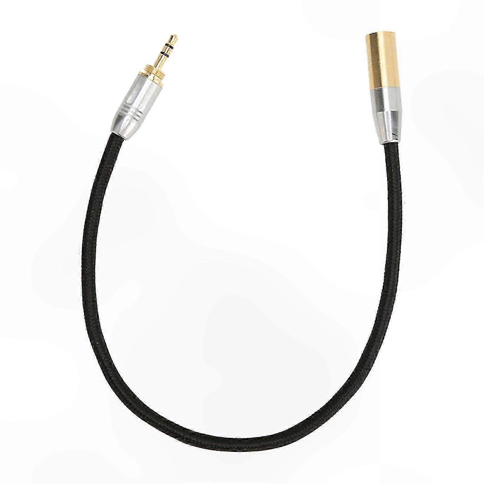 Vergoldetes 3,5-mm-klinkenstecker-auf-mini-xlr-adapterkabel Für Mikrofone, Mischpulte Und Kameras Professioneller Audioanschluss Vergoldeter Stecker Kompatibel Mit Aufnahme- Und Rundfunkanwendungen