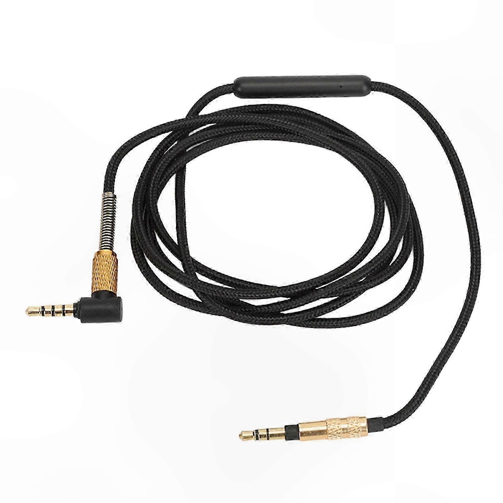 3,5-mm-audiokabel Mit Mikrofon Für Kompatible Headsets, Hochwertiges Ersatzkabel, Vergoldeter Klinkenstecker, Standardlänge, Ideal Für Kopfhörer Und Gaming, Ausgewähltes Modell