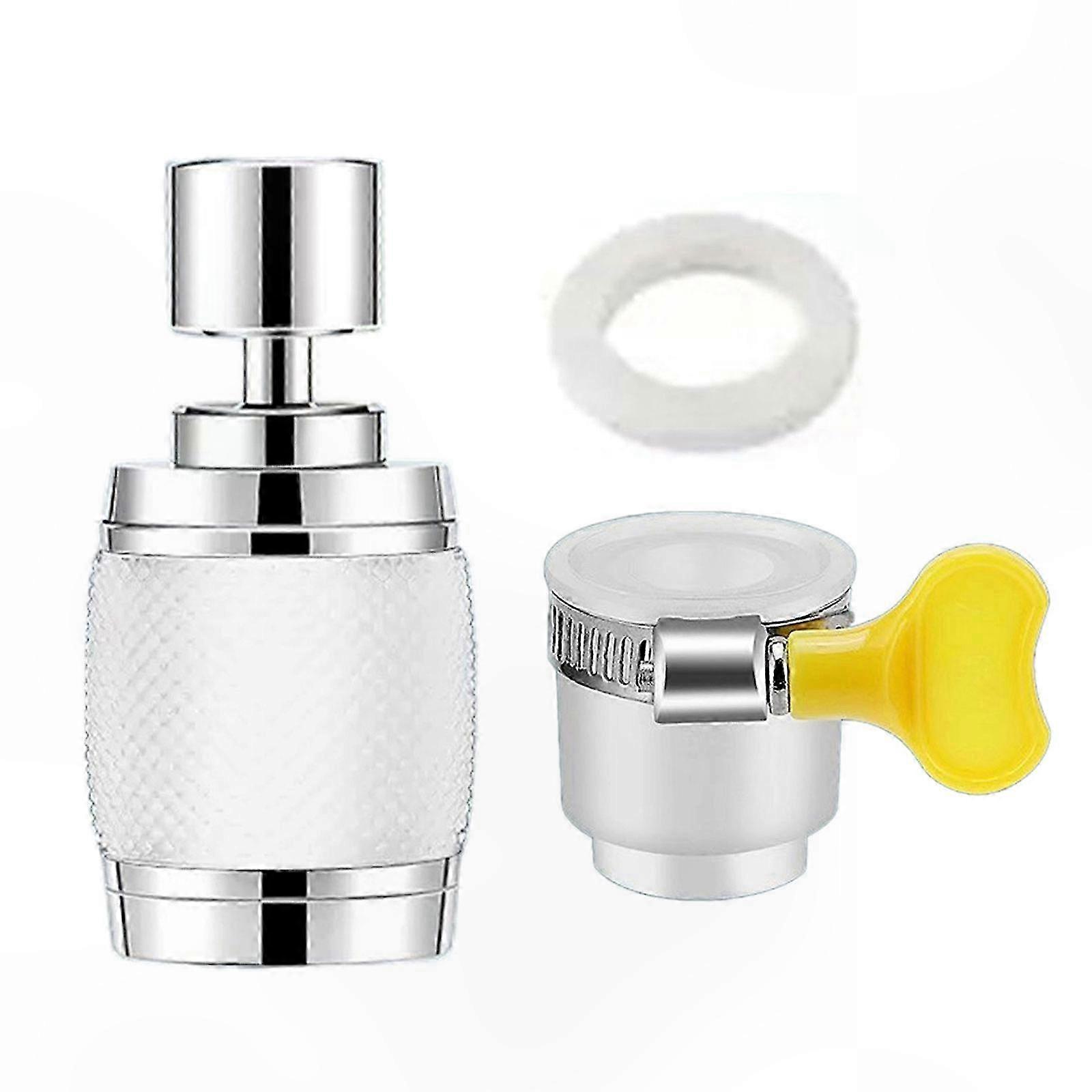Küchenarmatur Mit Gefiltertem Brausekopf, 360°-schwenkfunktion, Wassersparfunktion Und Druckverstärkeradapter Für Spülbecken
