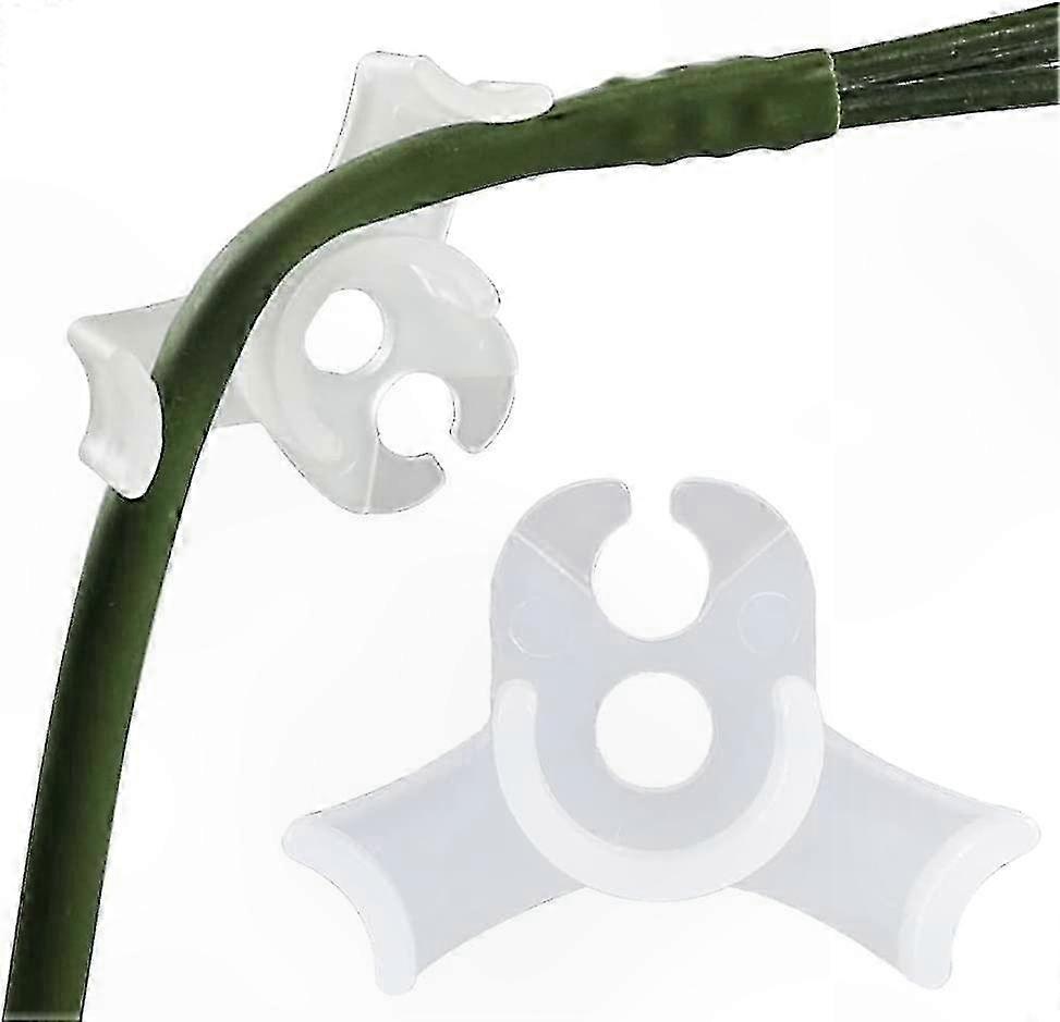 Set Mit 30 Verstellbaren Gartenclips Für Kletterpflanzen, 90°-winkelstütze, Befestigung Von Kletterpflanzen, Flexible Stängelklemme Für Anbau Und Rankhilfen.